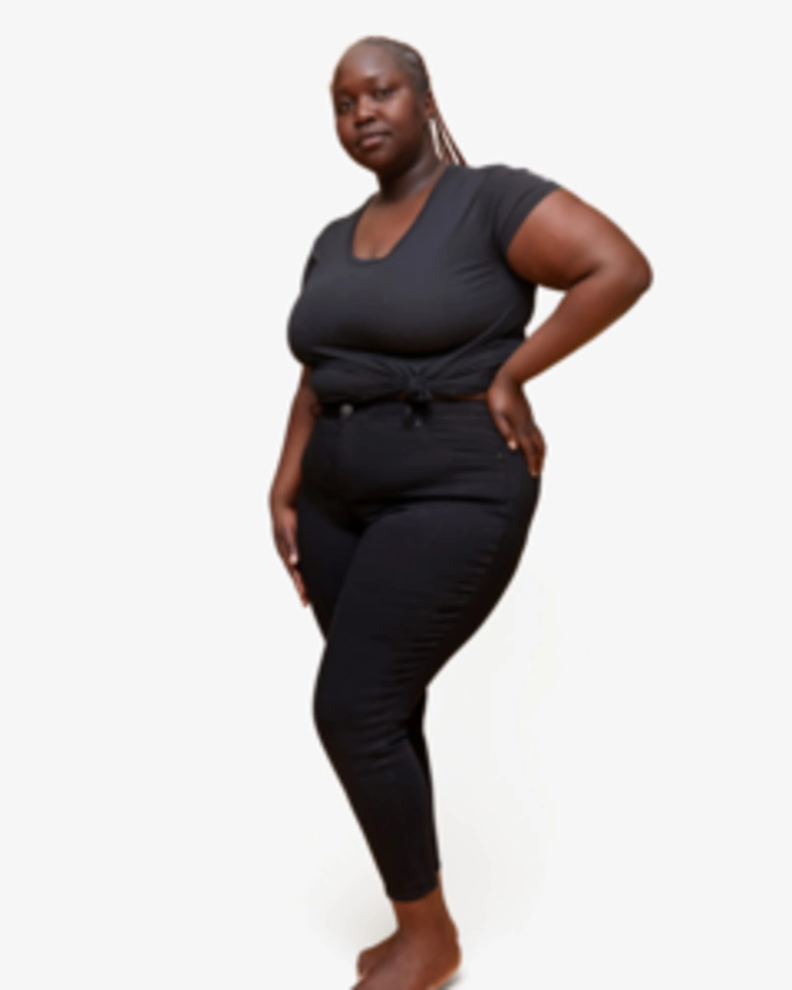 Linda Ankle Jeans 28" | Black Music Event Smooth Casual