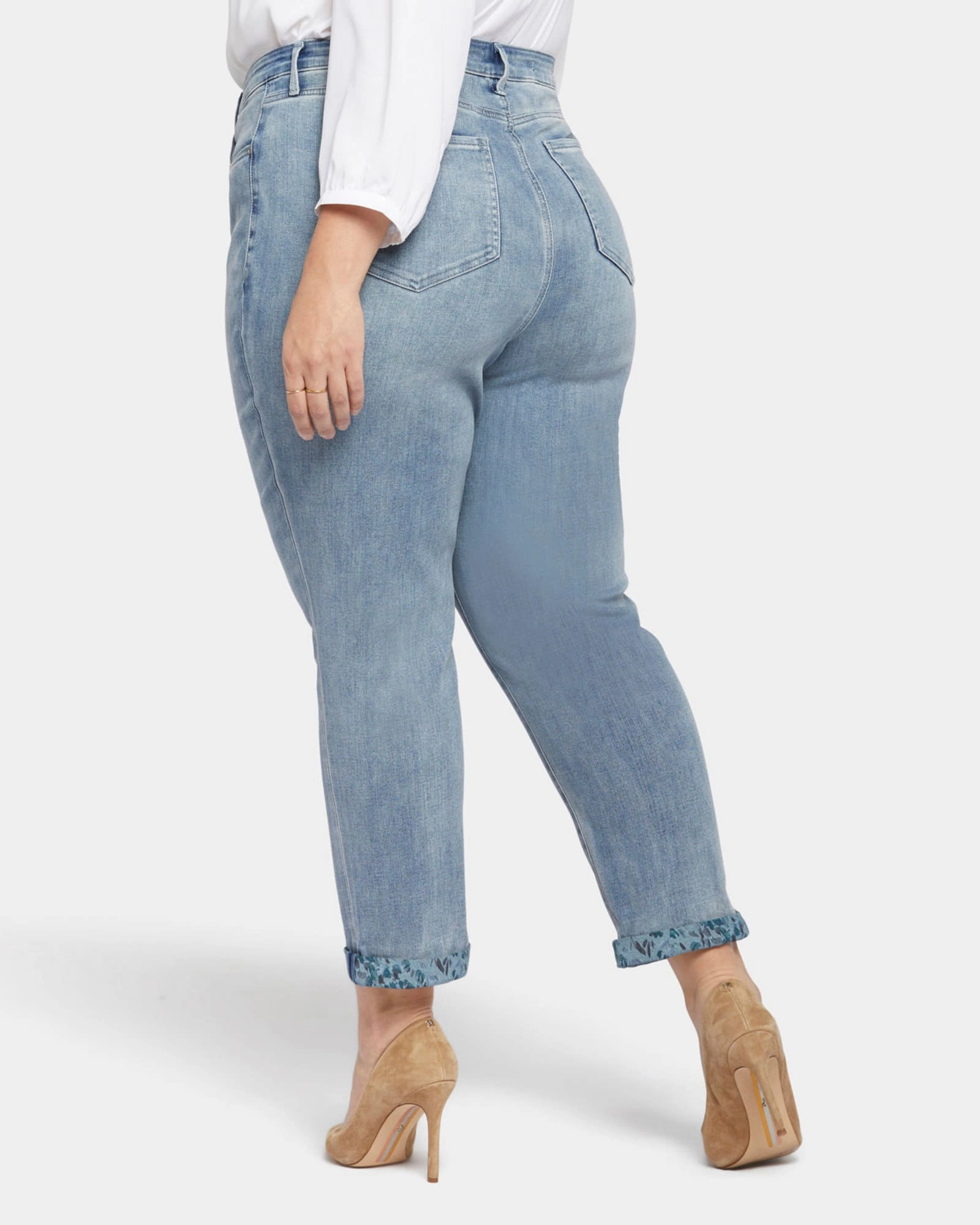 Couple Look Smooth Margot Girlfriend Printed Cuff Jean | Thistle Falls