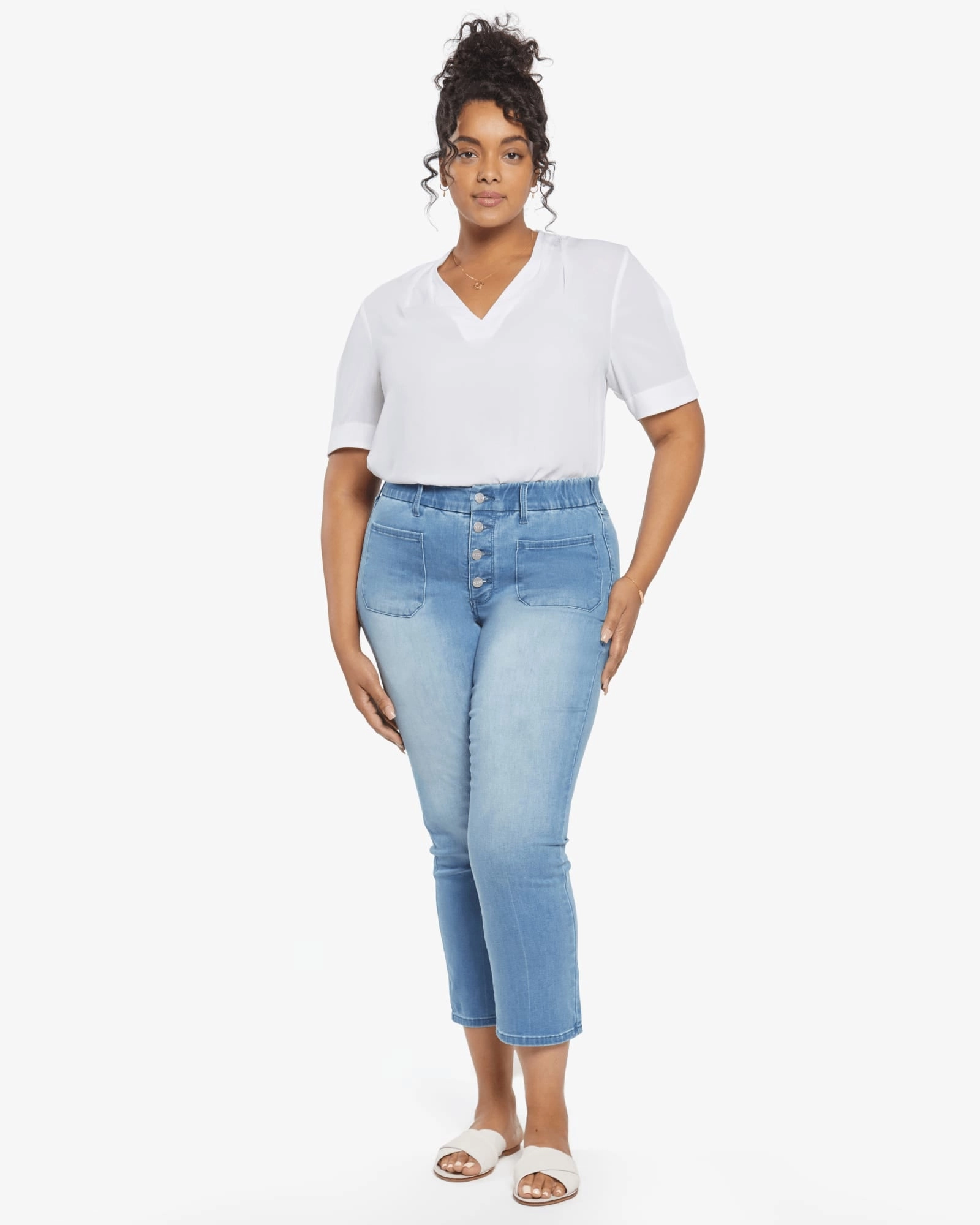 Tailored Cut Soft Wash Treatment Marilyn Stretch Straight Leg Pant | Everly