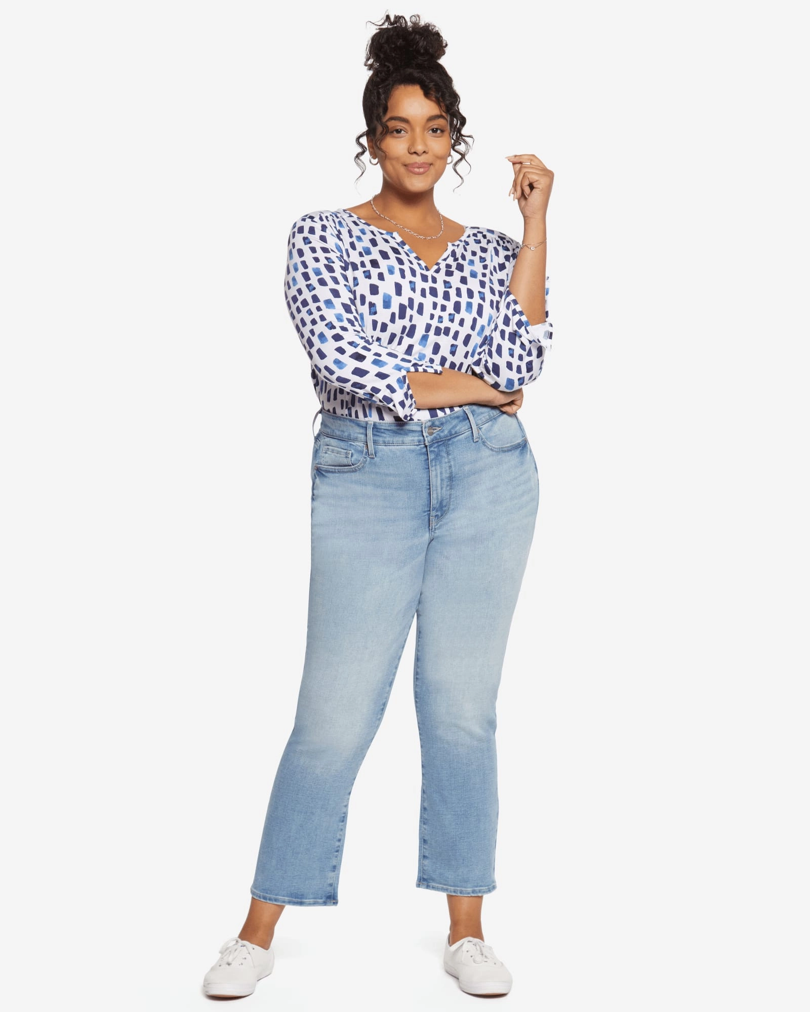 On The Go Season Ready Marilyn Straight Leg Jean | Easley