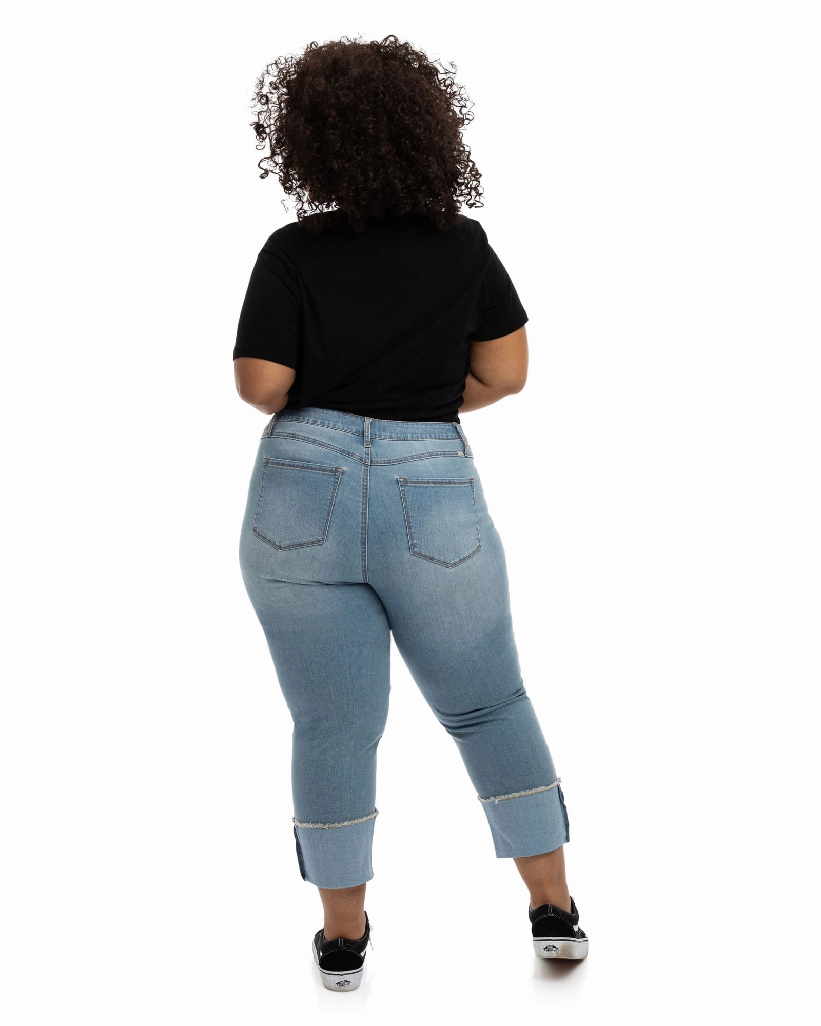 Sheila Mid Rise Crop Straight Jean | Caley Work Meeting Beach Day Office Wear Trendy Home Comfort