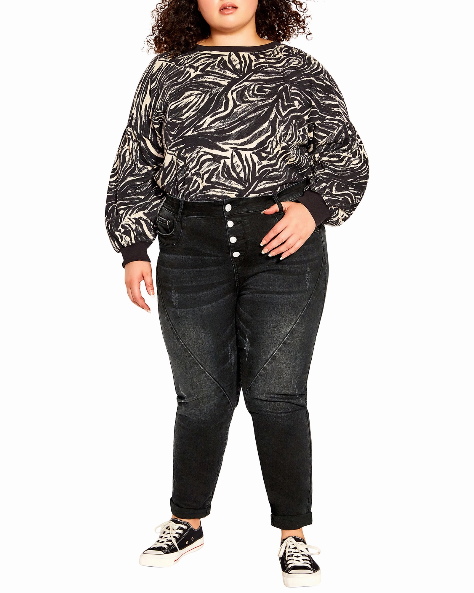 Suki Rollup Jean | Black Home Comfort Weekend Warrior