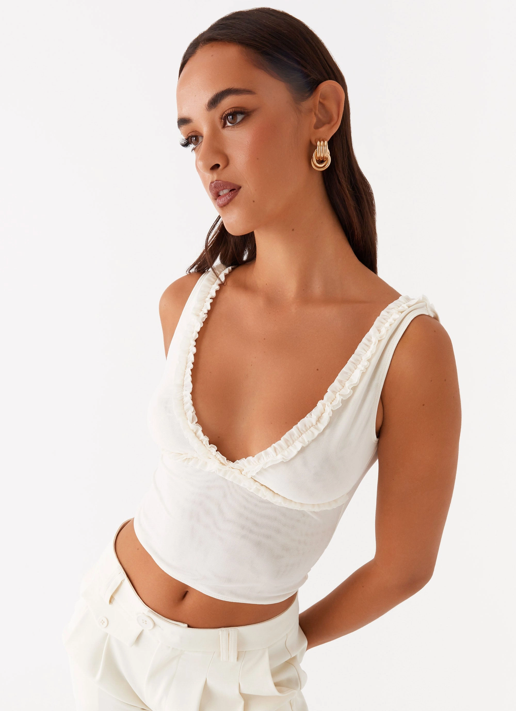 Strong - built Summer Loving Top - Ivory