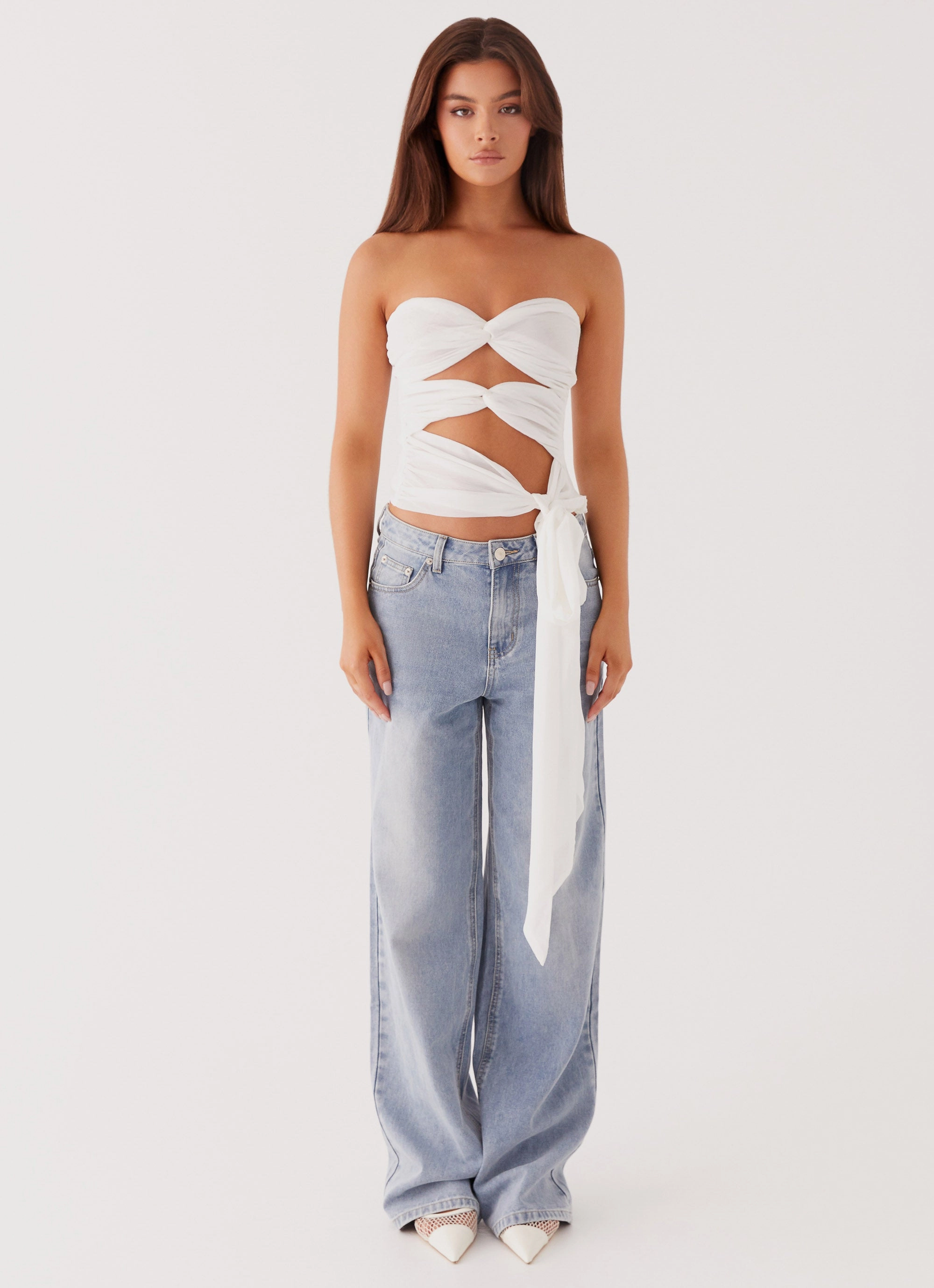 Sunlight Cascade Top - White Productivity - increased