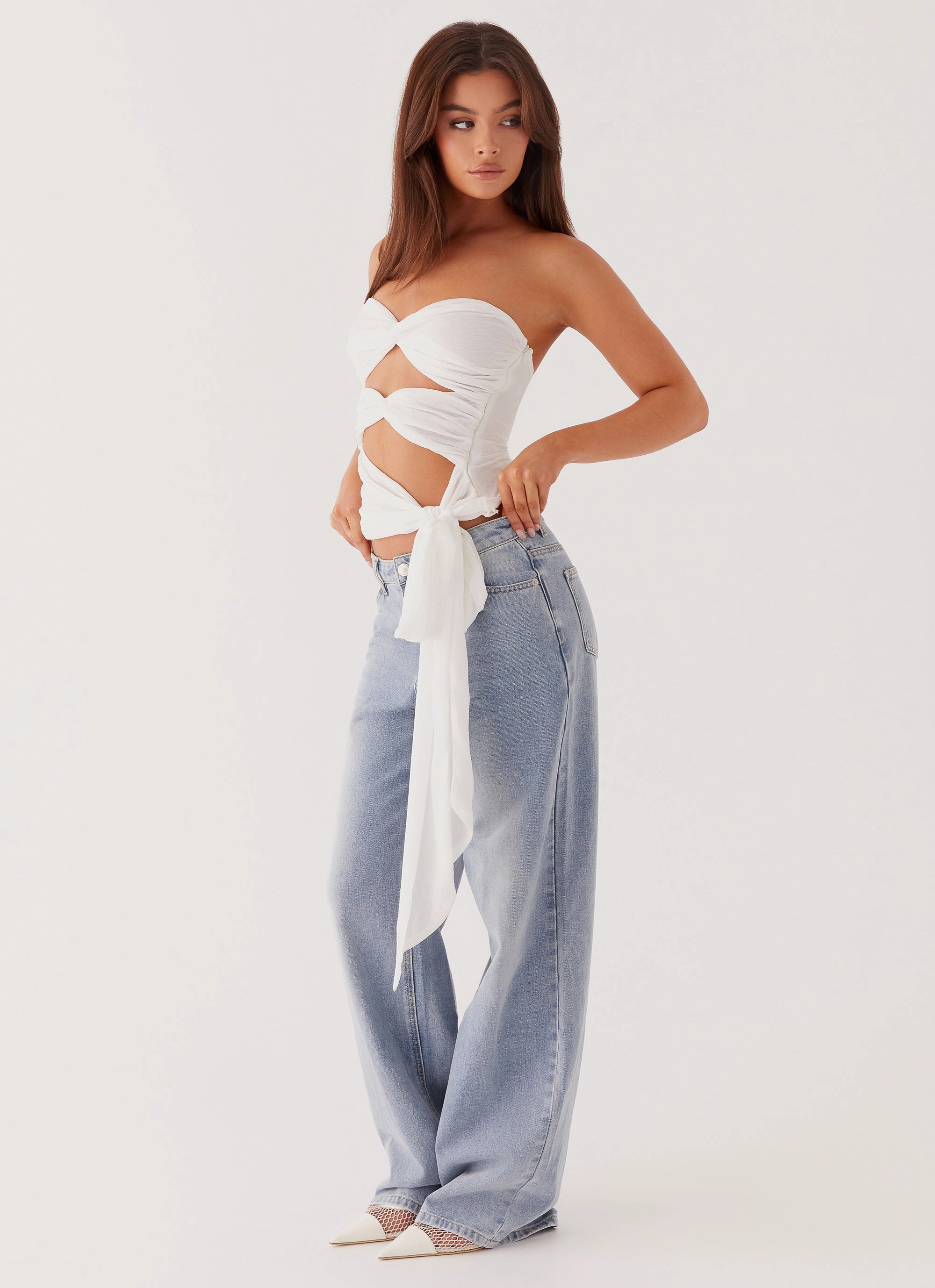 Sunlight Cascade Top - White fuel efficient