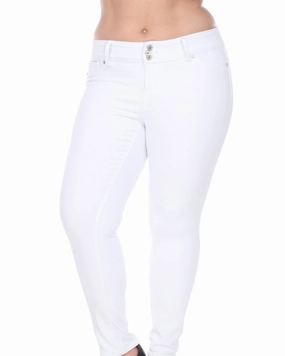 Spring Mood Bold Outfit Essential Super Stretch Denim | White