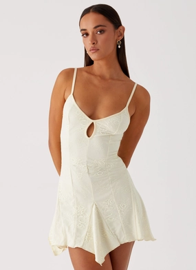 Wedding guest Anytime Fit Surry Mini Dress - Yellow