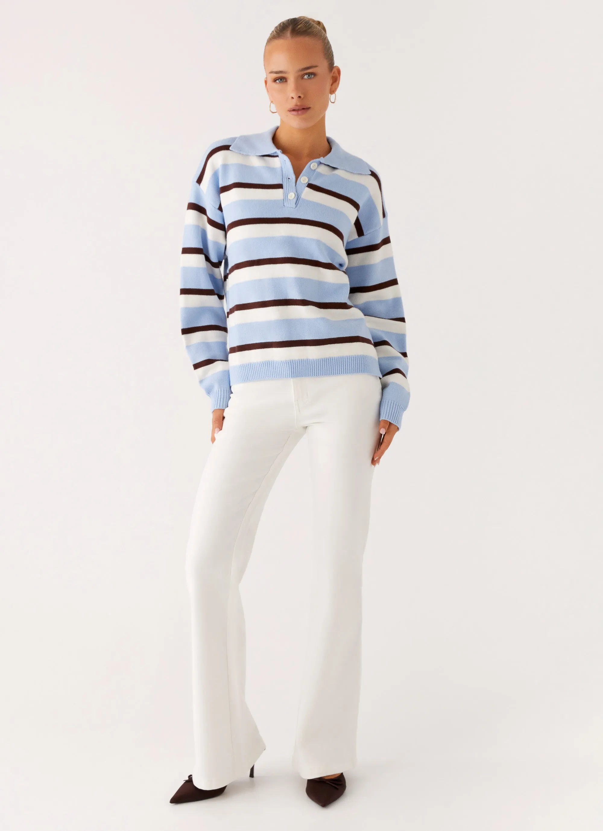 Aldo Bootleg Jeans - White Garment Dyed Texture Lifestyle Fit