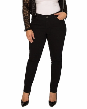 Elizabeth 5-Pocket Style Skinny Jean | Over Dye Black Casual Days Sustainable Manufacturing