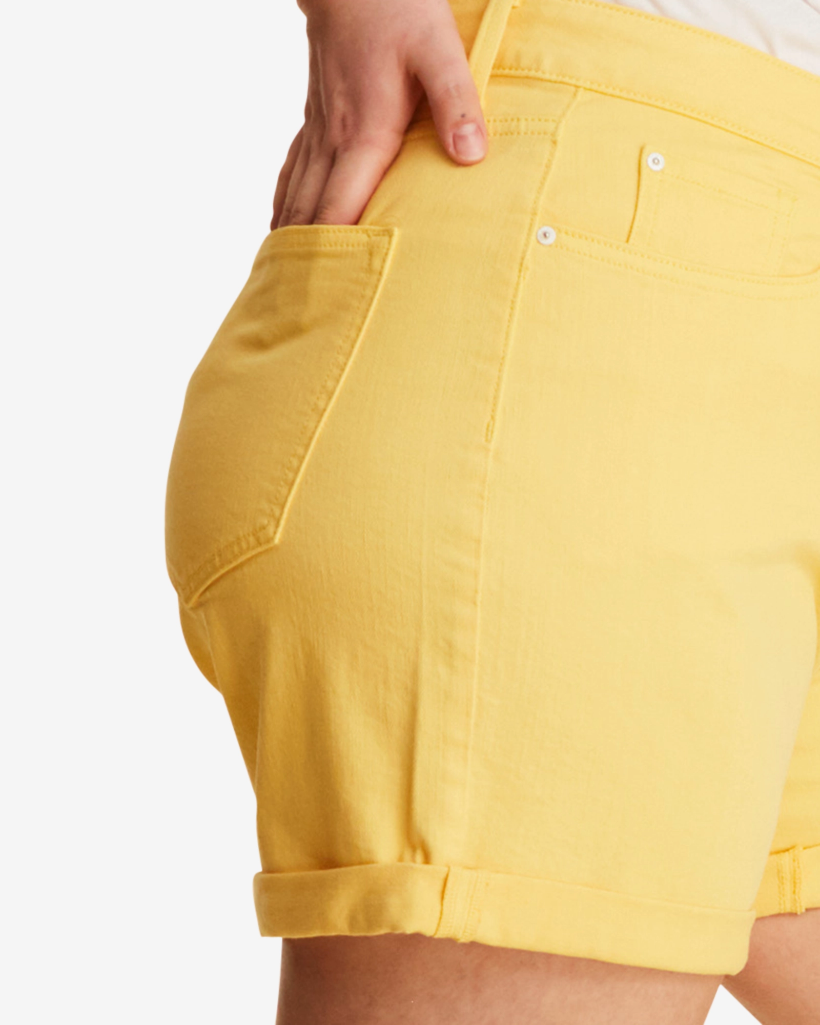 Morning Ready Poplar Boyfriend Short | Yellow