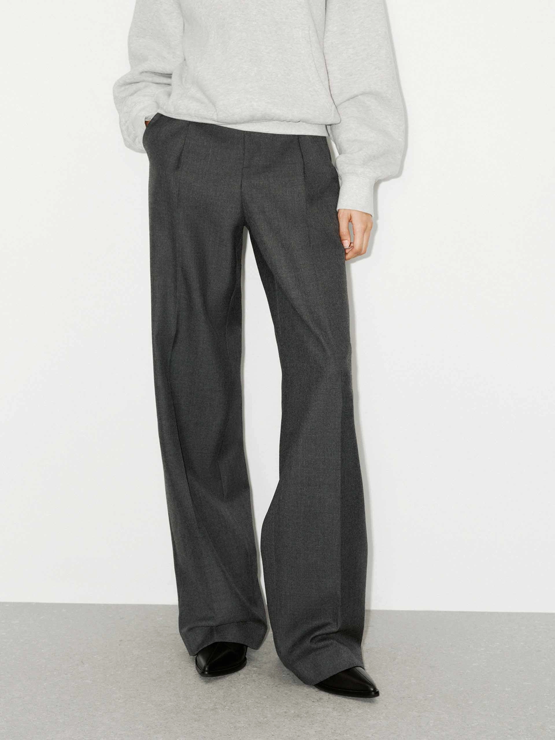 Timeless Layers Tailored Wool Blend Pants