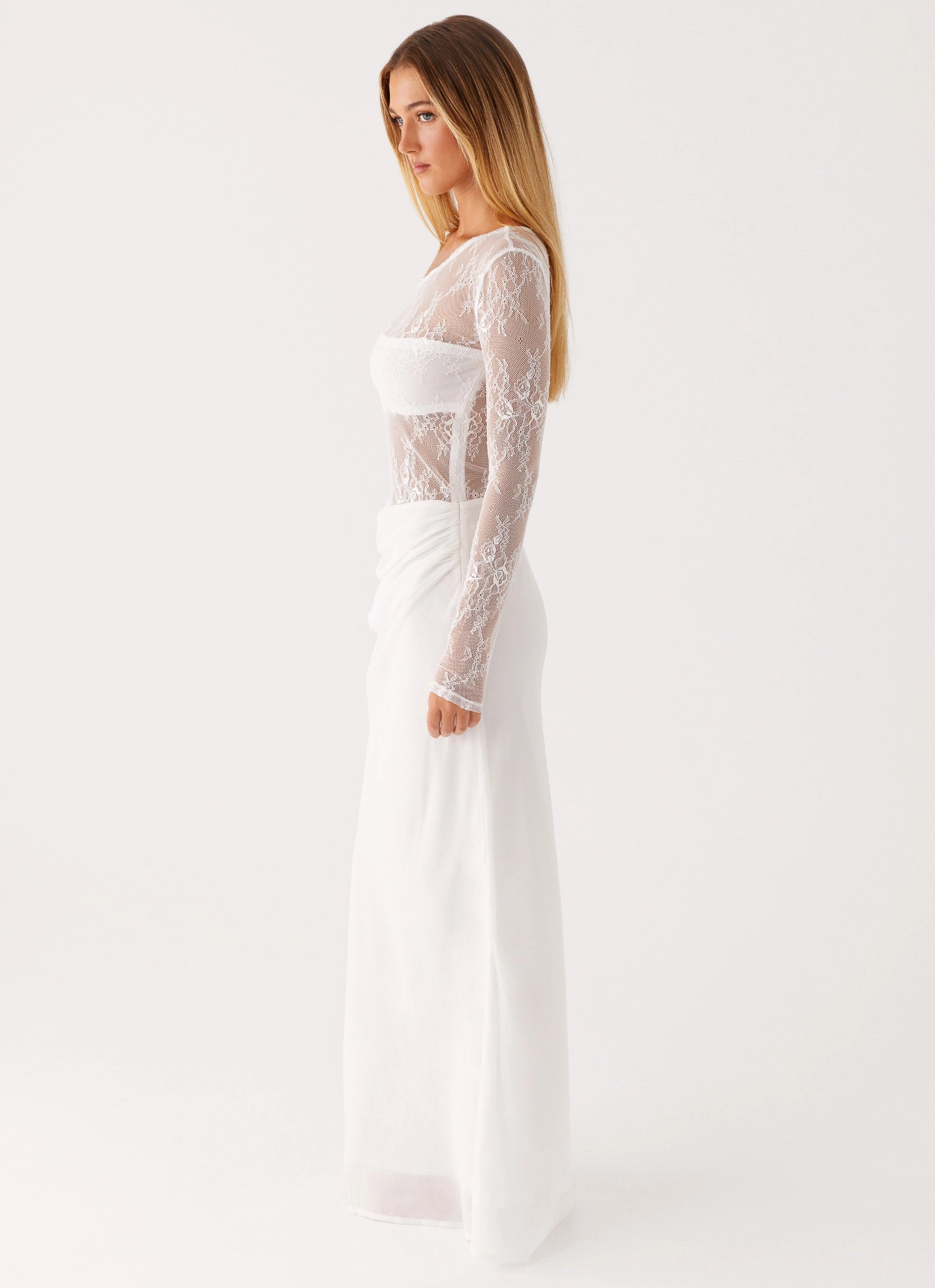 Cozy Style Take Your Time Maxi Dress - White