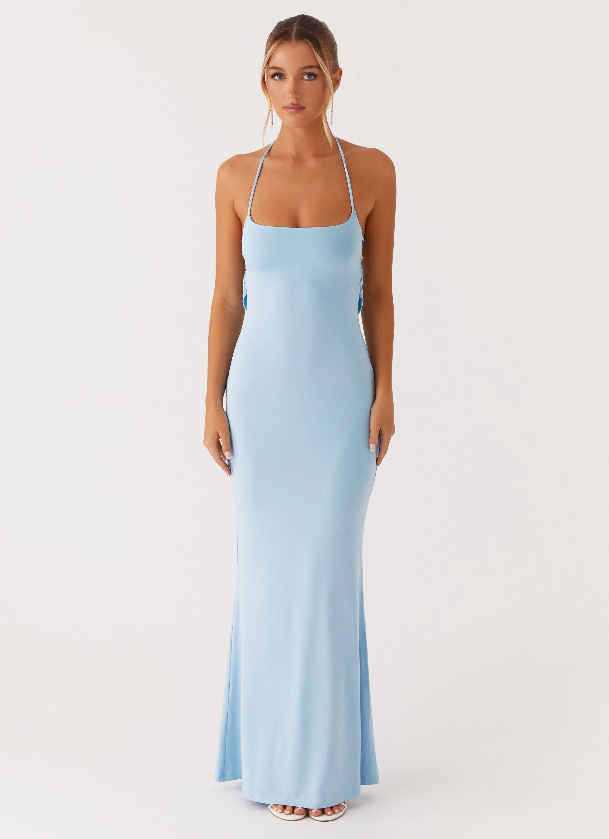 Talk About Us Maxi Dress - Blue Fit Base