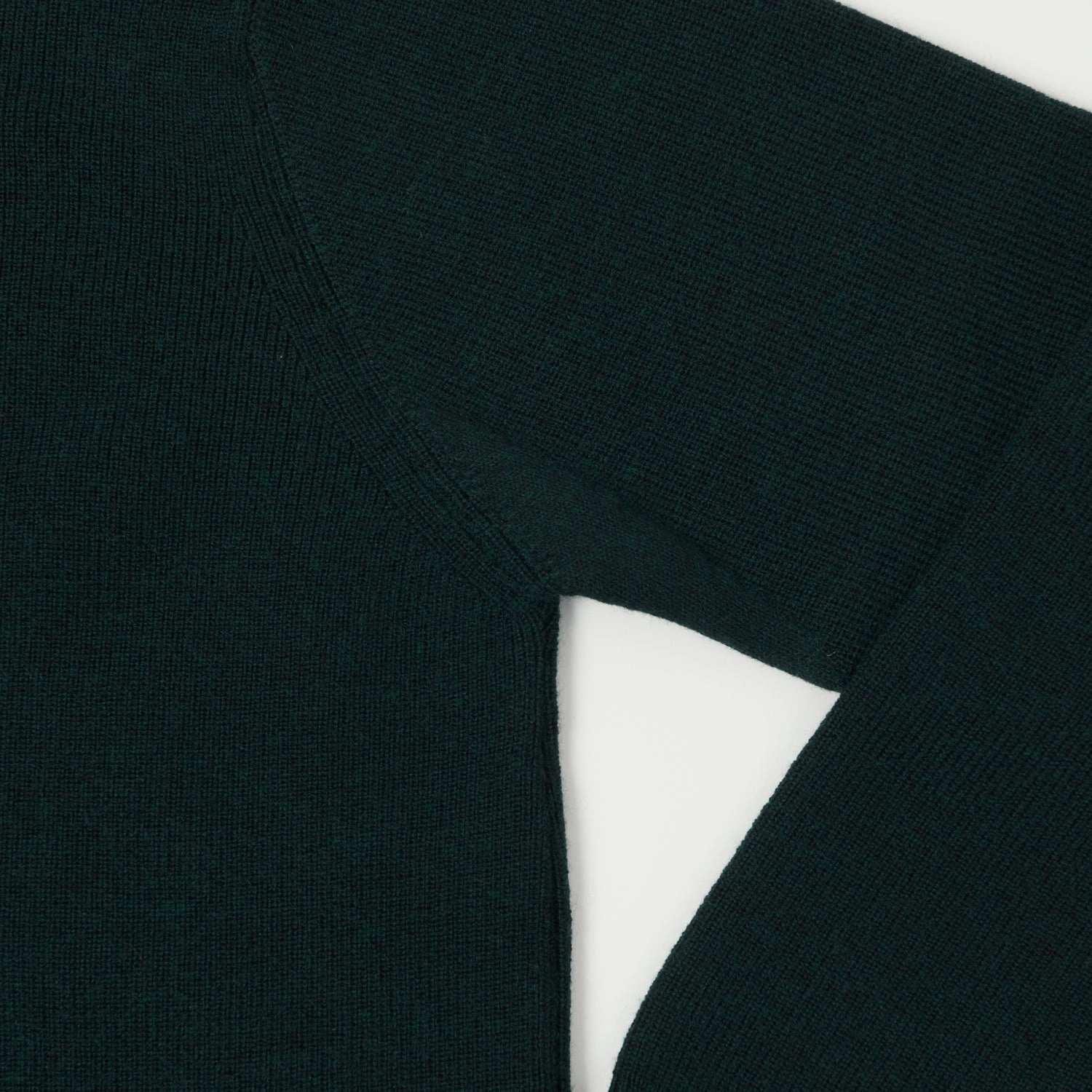 Ventilated Mesh Panels Interlock Knit Body Merz b. Schwanen 'Good Basics' Extra Fine Merino Wool Pullover - Dark Teal