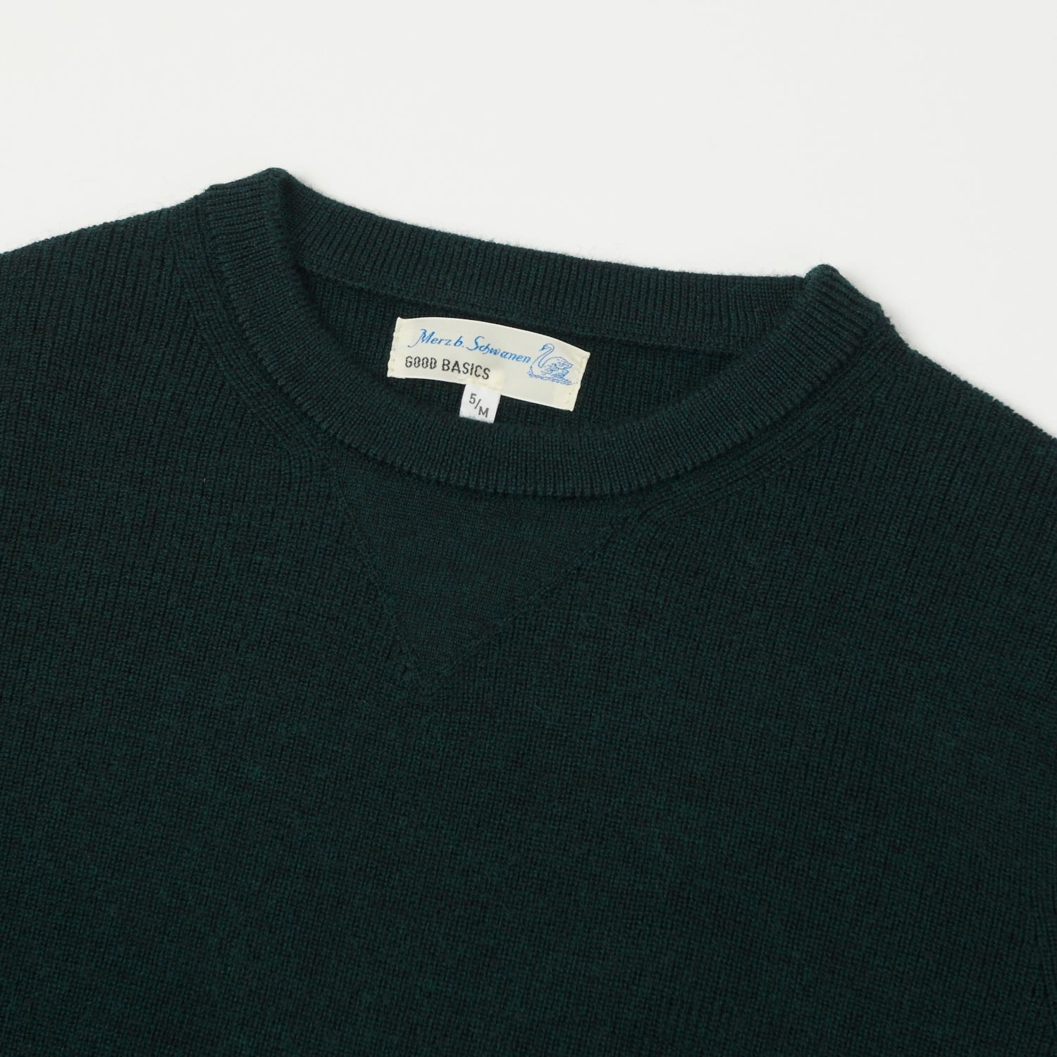 Home Casual Merz b. Schwanen 'Good Basics' Extra Fine Merino Wool Pullover - Dark Teal