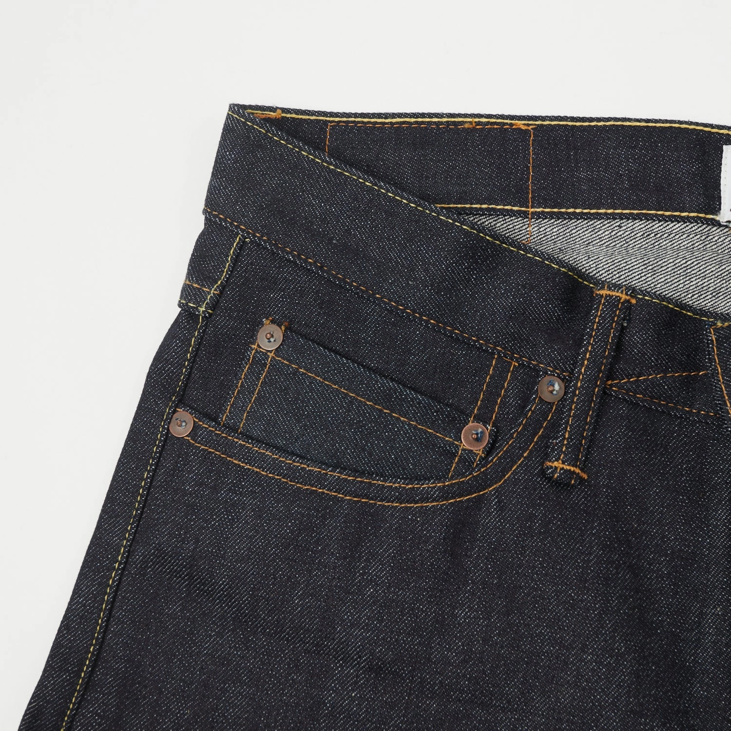 Tellason Elgin 14.75oz Slim Tapered Jean - Cone Mills tailored look Stretch Denim Technology