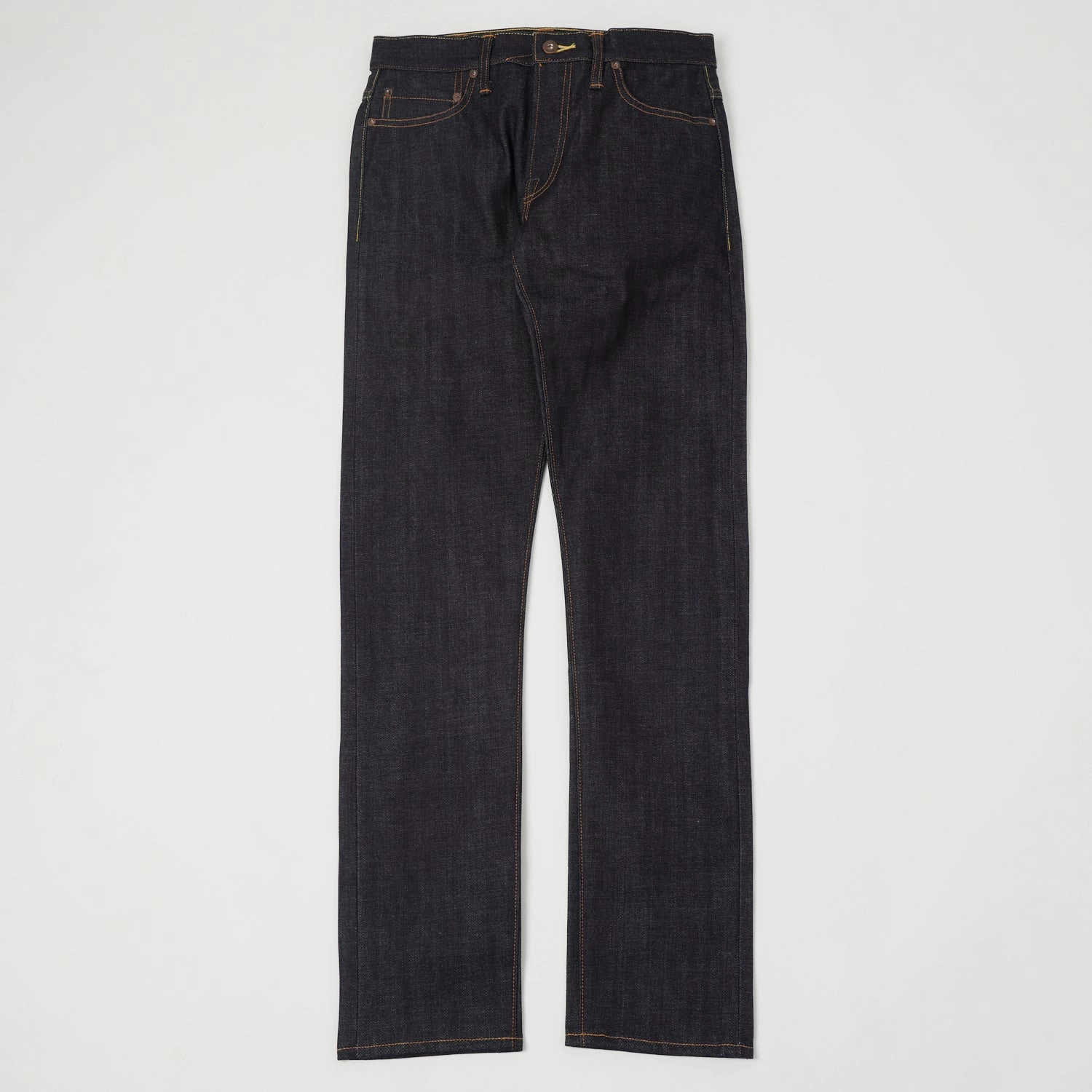 Tellason Gustave 14.75oz Slim Tapered Jean - Cone Mills Match With All Seamless Pocket Design