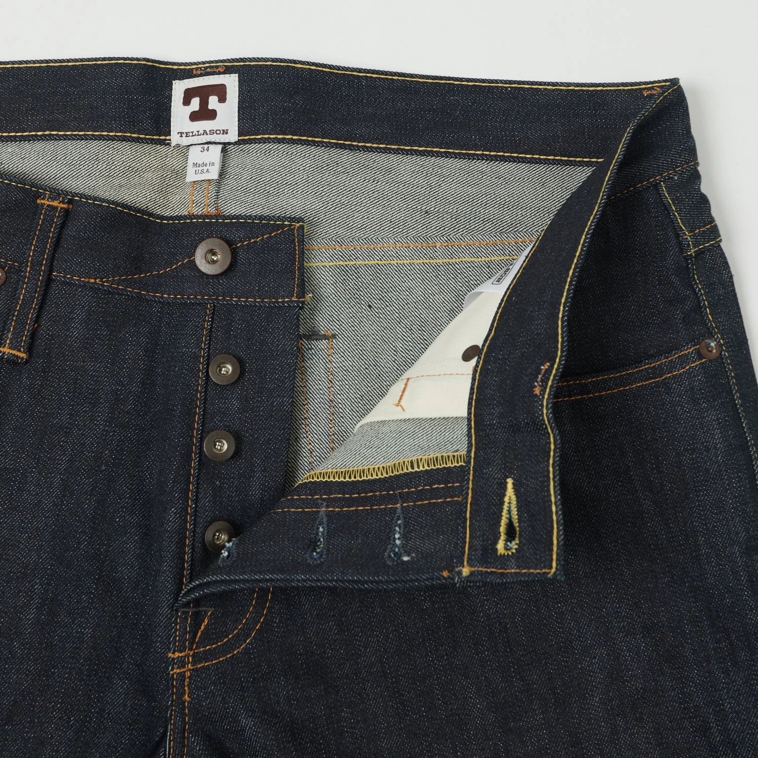 Party Look Urban Explorer Tellason Ladbroke Grove 16.5oz Slim Tapered Jean - Cone Mills