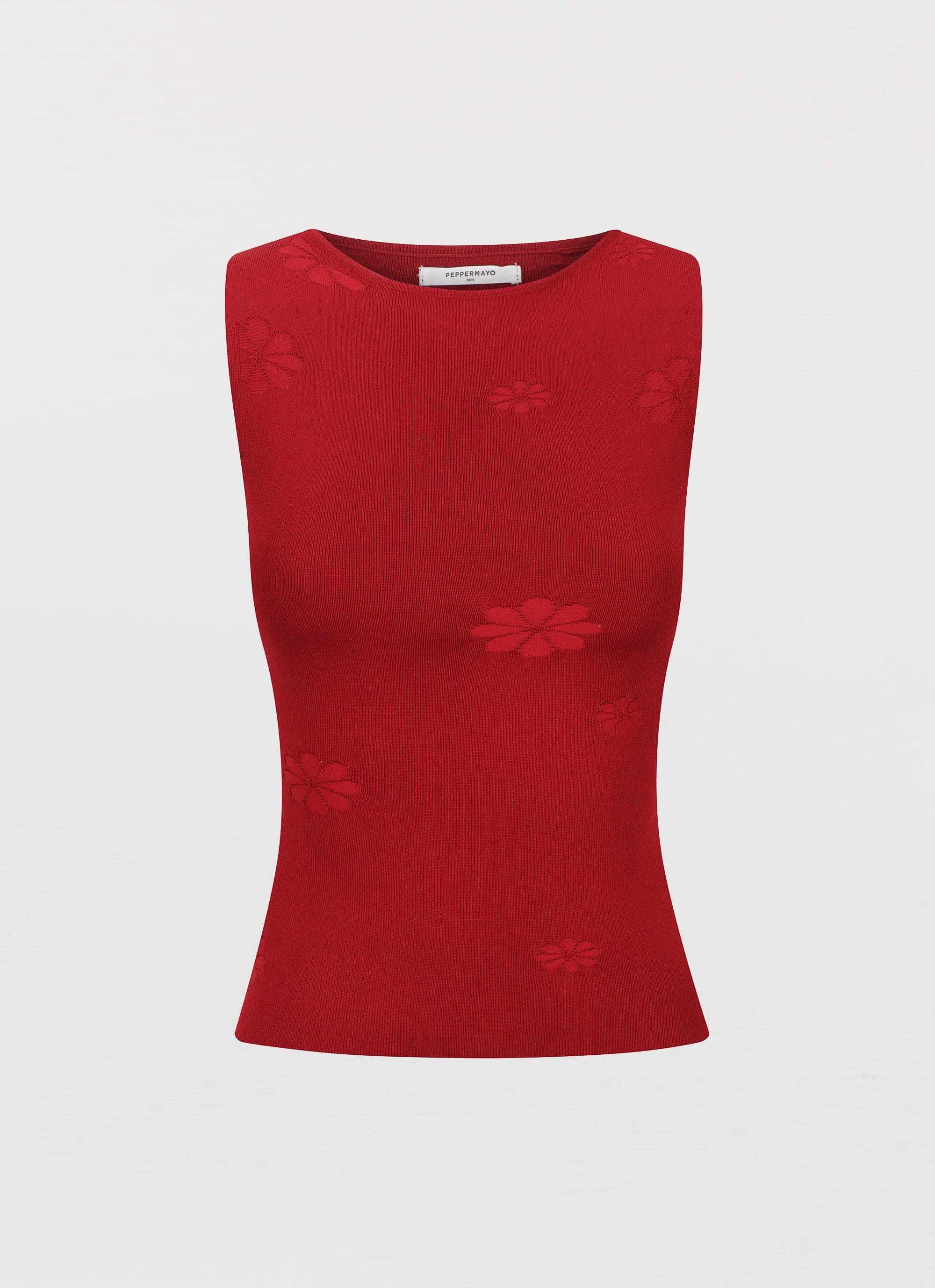 Holly Knit Tank - Rouge Red purchase anti - leak