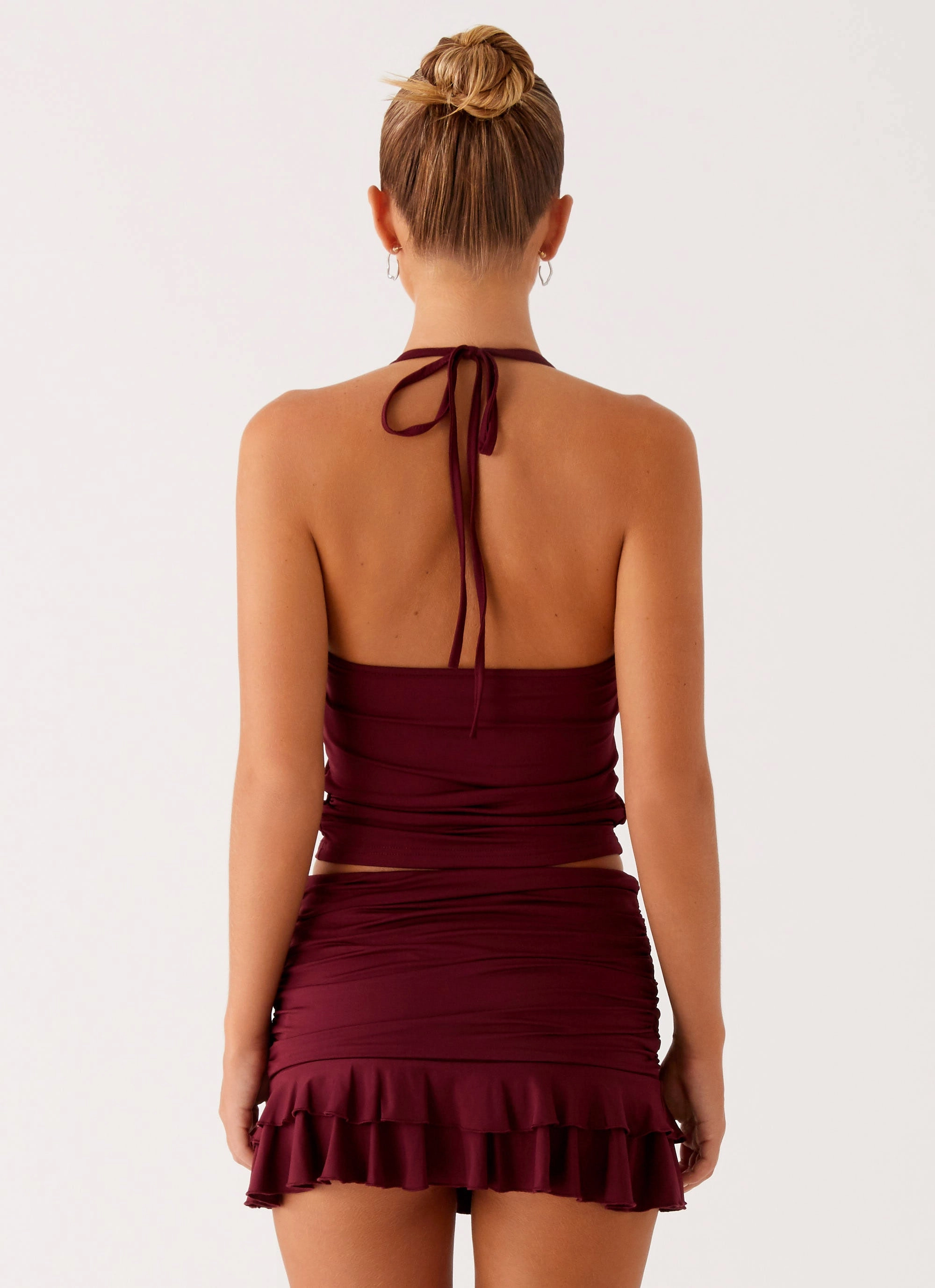 Storage above ground Bernie Halter Top - Raspberry Wine