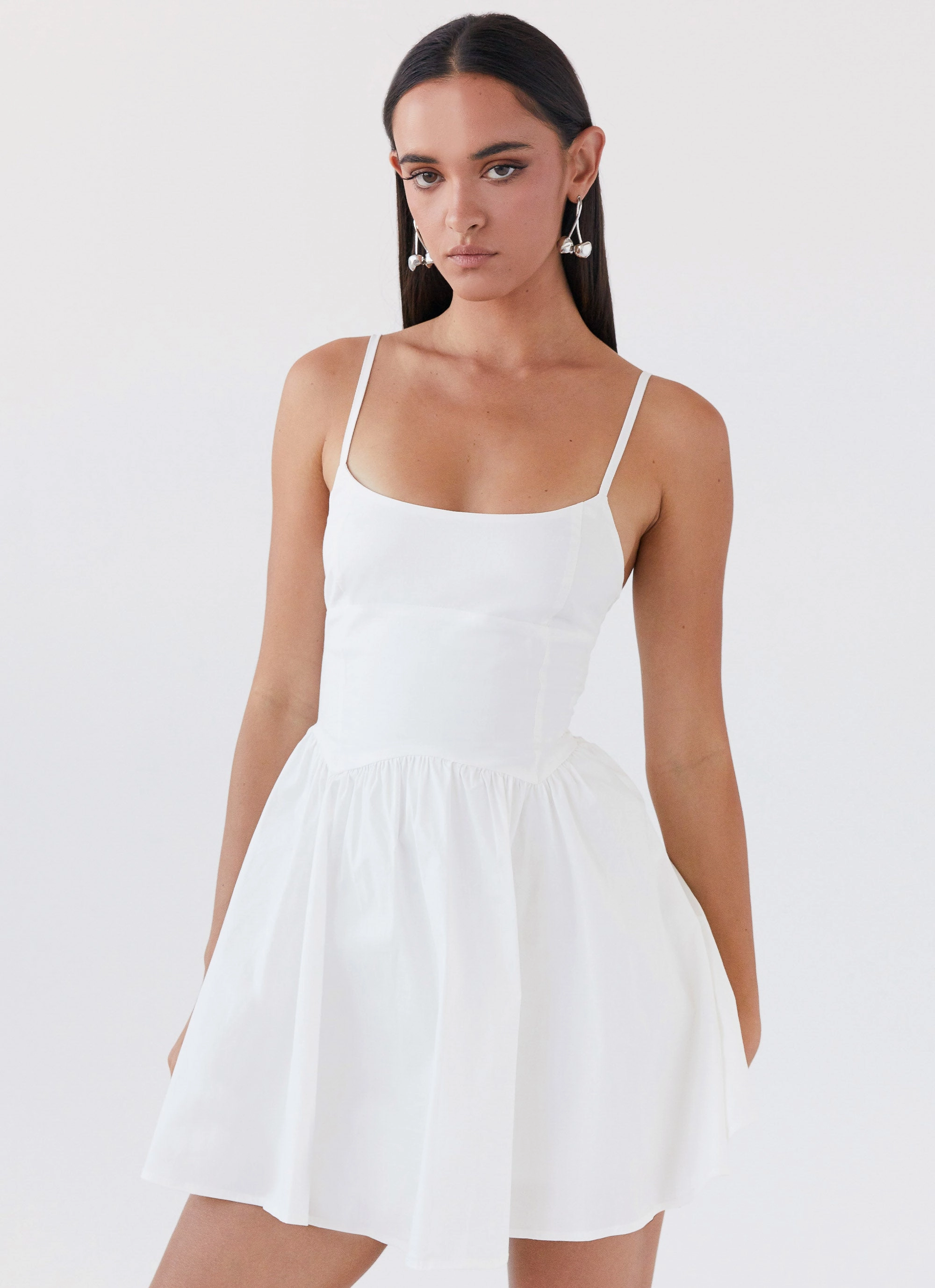 Casual Lines Tesoro Mio Mini Dress - White