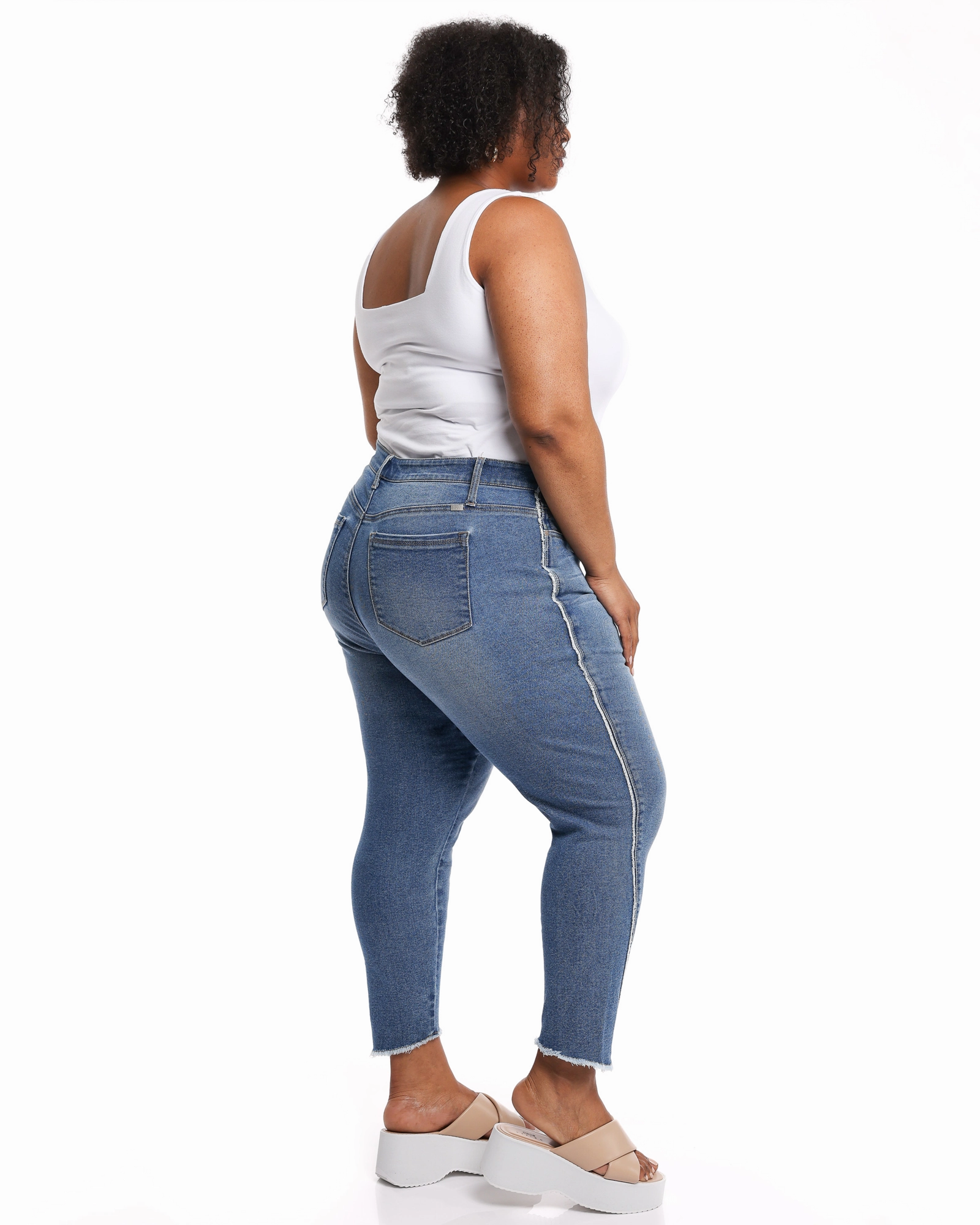 Street Fashion Casual Winter Warmth Street Routine Tess High Rise Skinny Jeans | Elliot