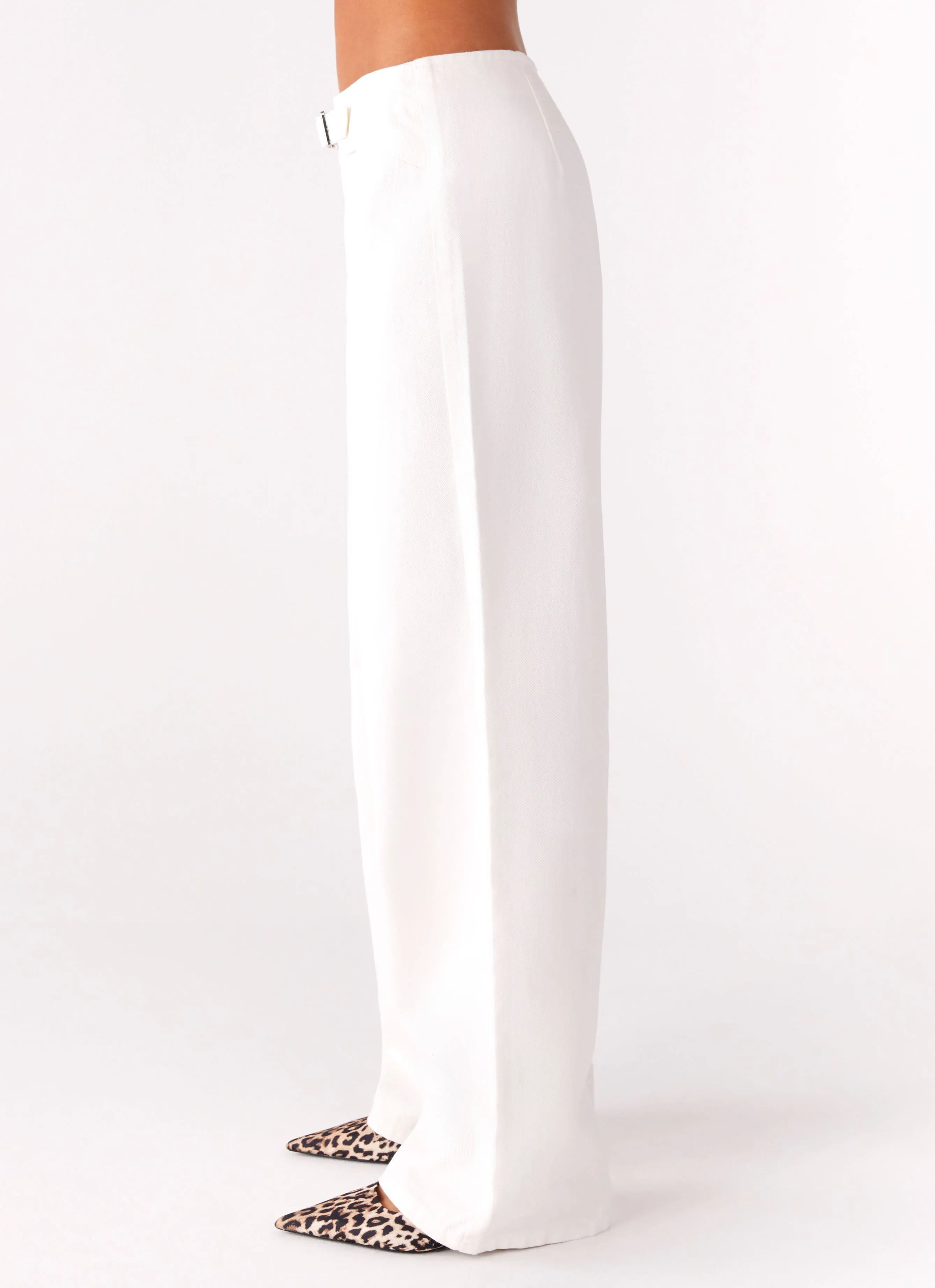 Stylish Vibes Premium Material Texas Low Rise Jeans - White