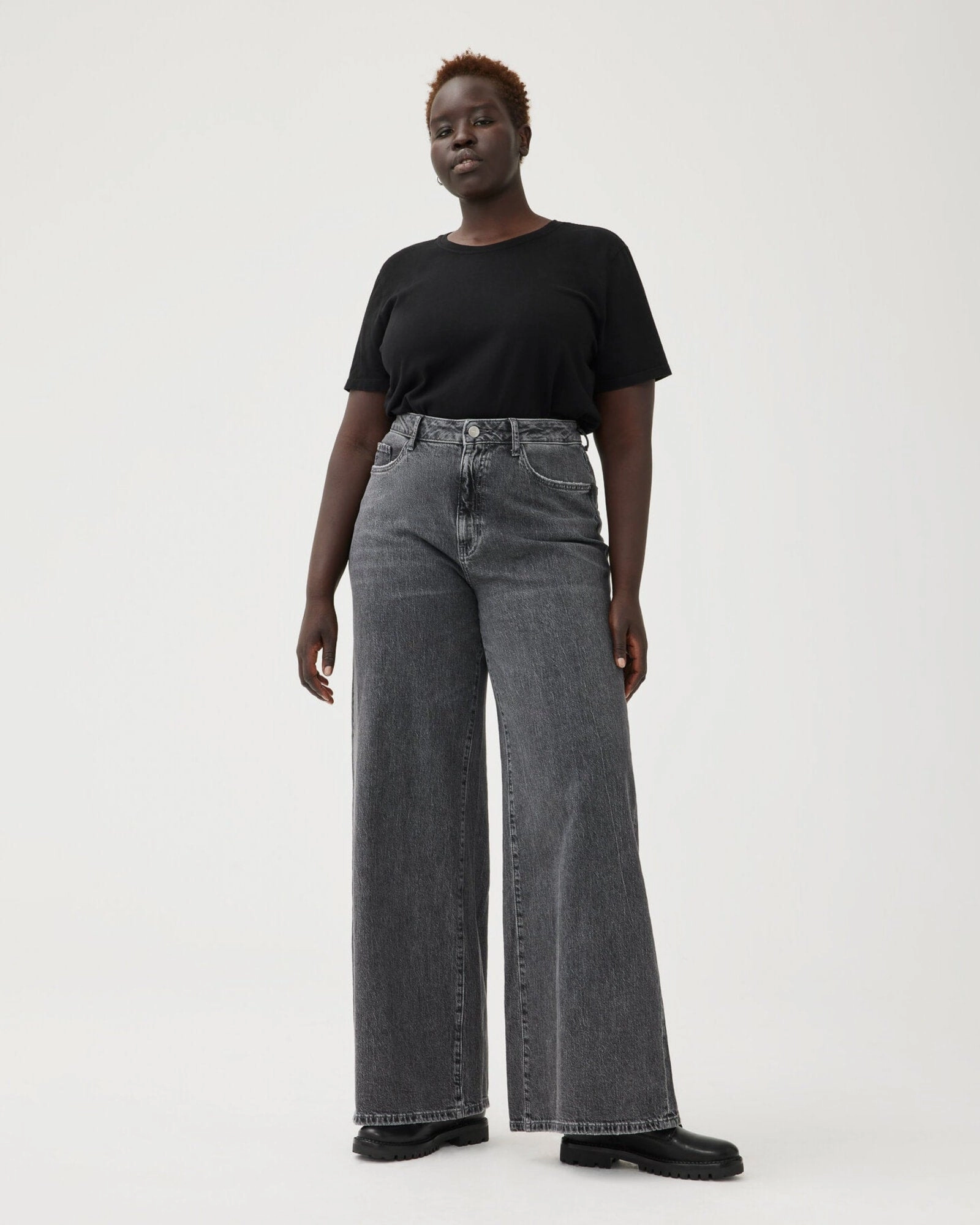Party Look Earthy NCE PLUS - WIDE LEG | GRIS | GRIS