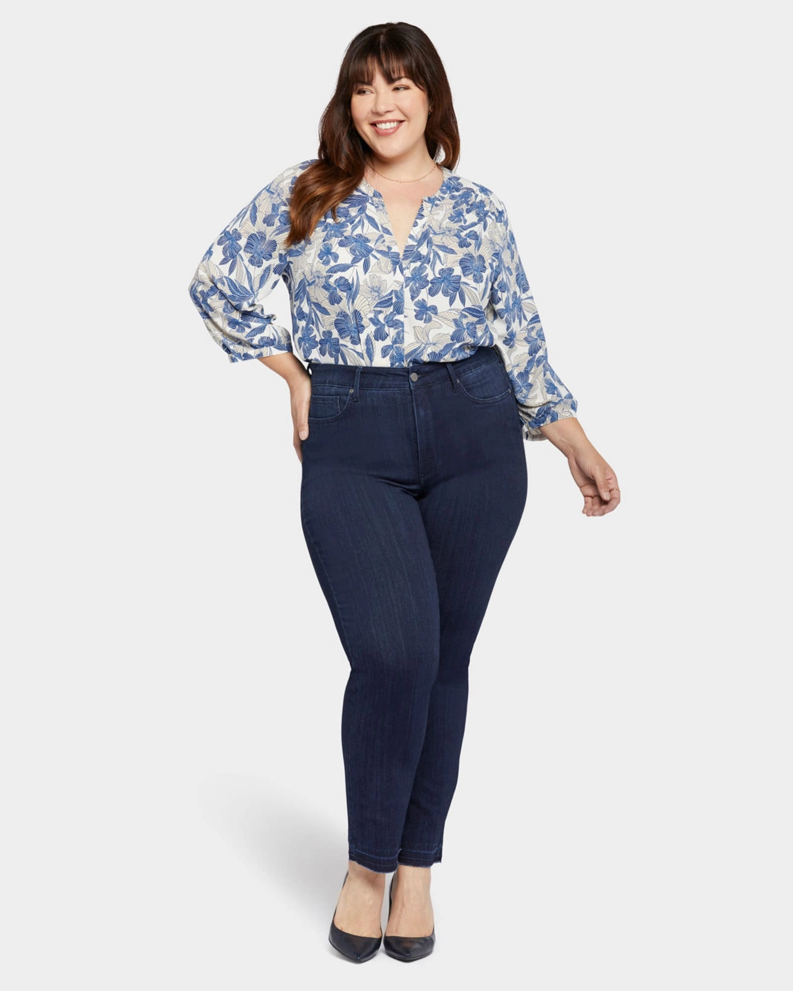 Classic Five Pocket The High Straight Released Hem | Highway