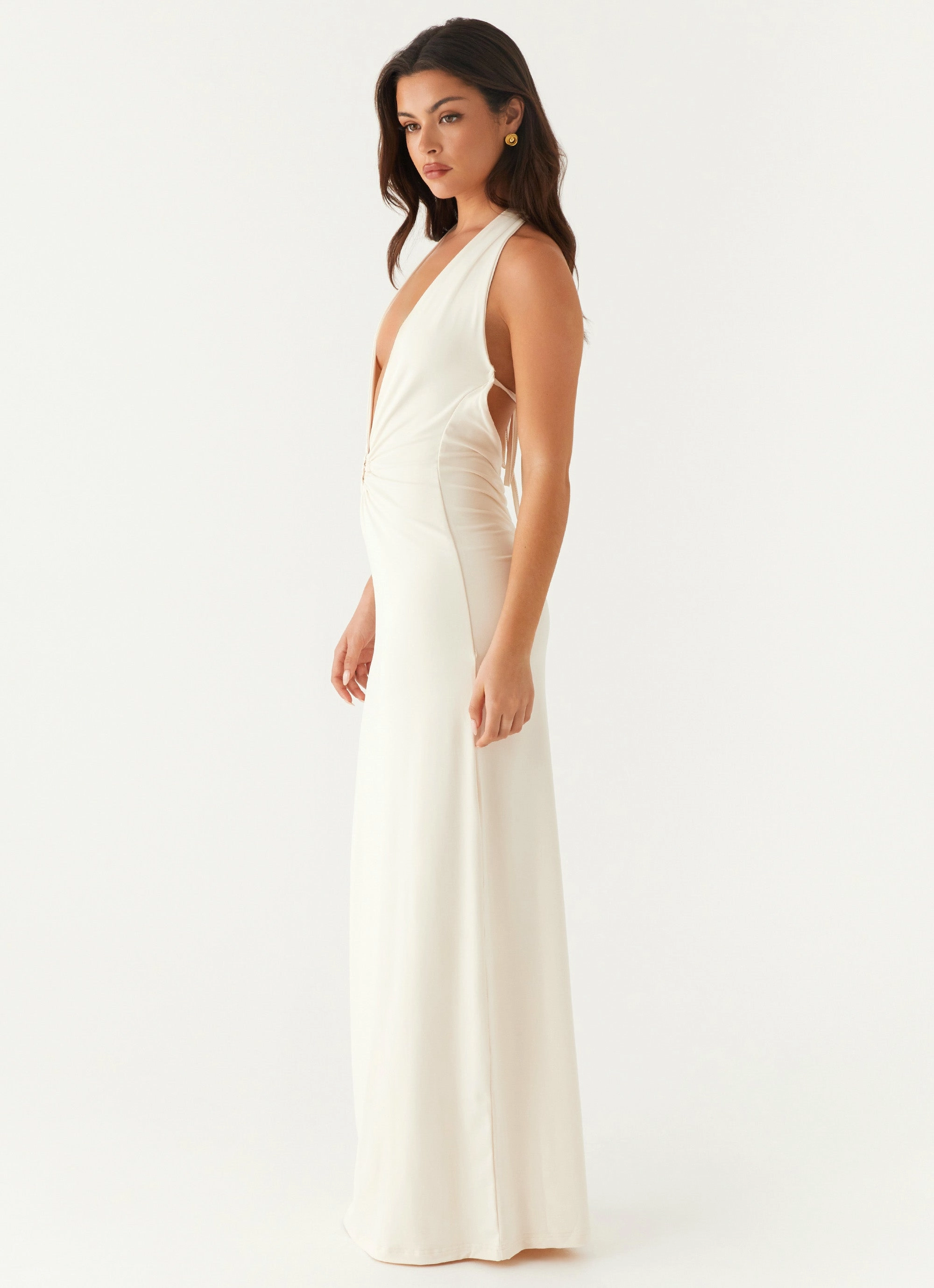 All Timewear Quiet Glow Dominica Maxi Dress - Ivory