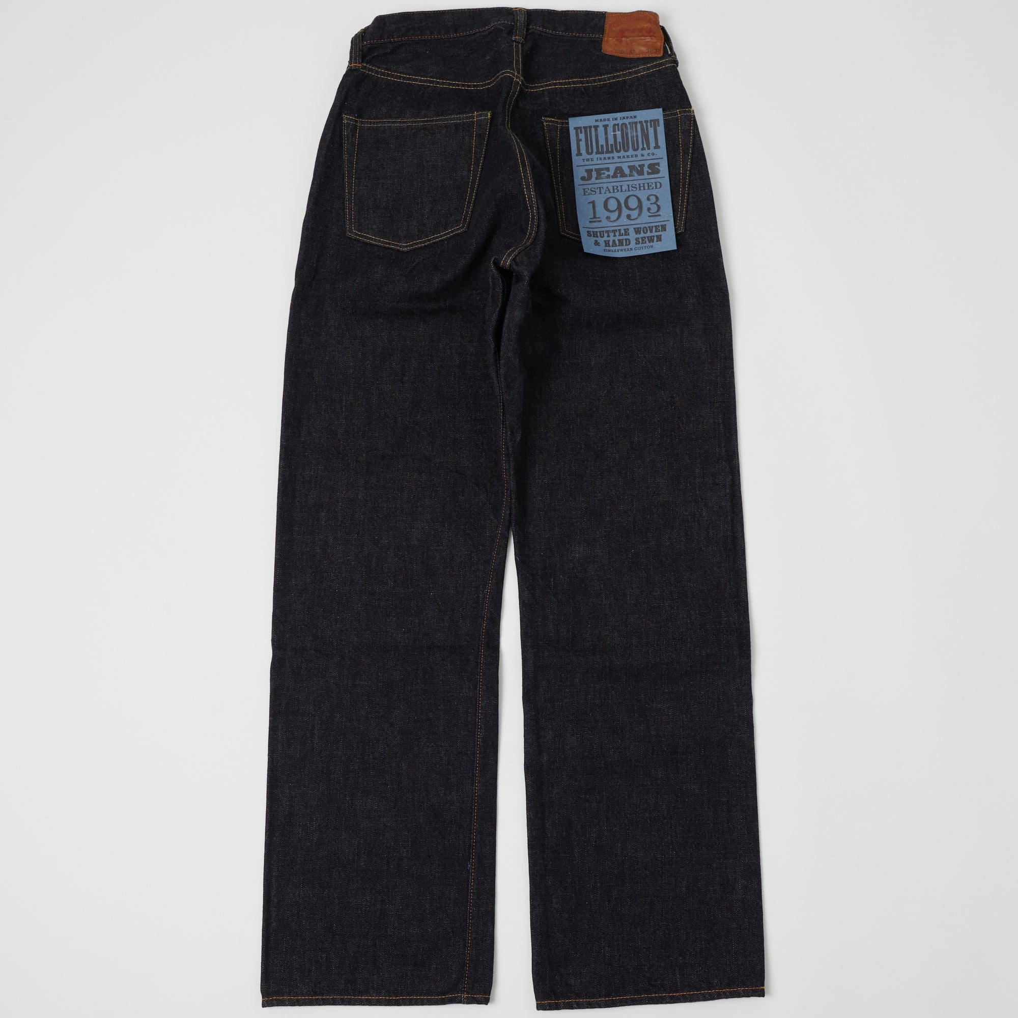 Street Essential Full Count 0105XX 15.5oz Wide Straight Jean - One Wash