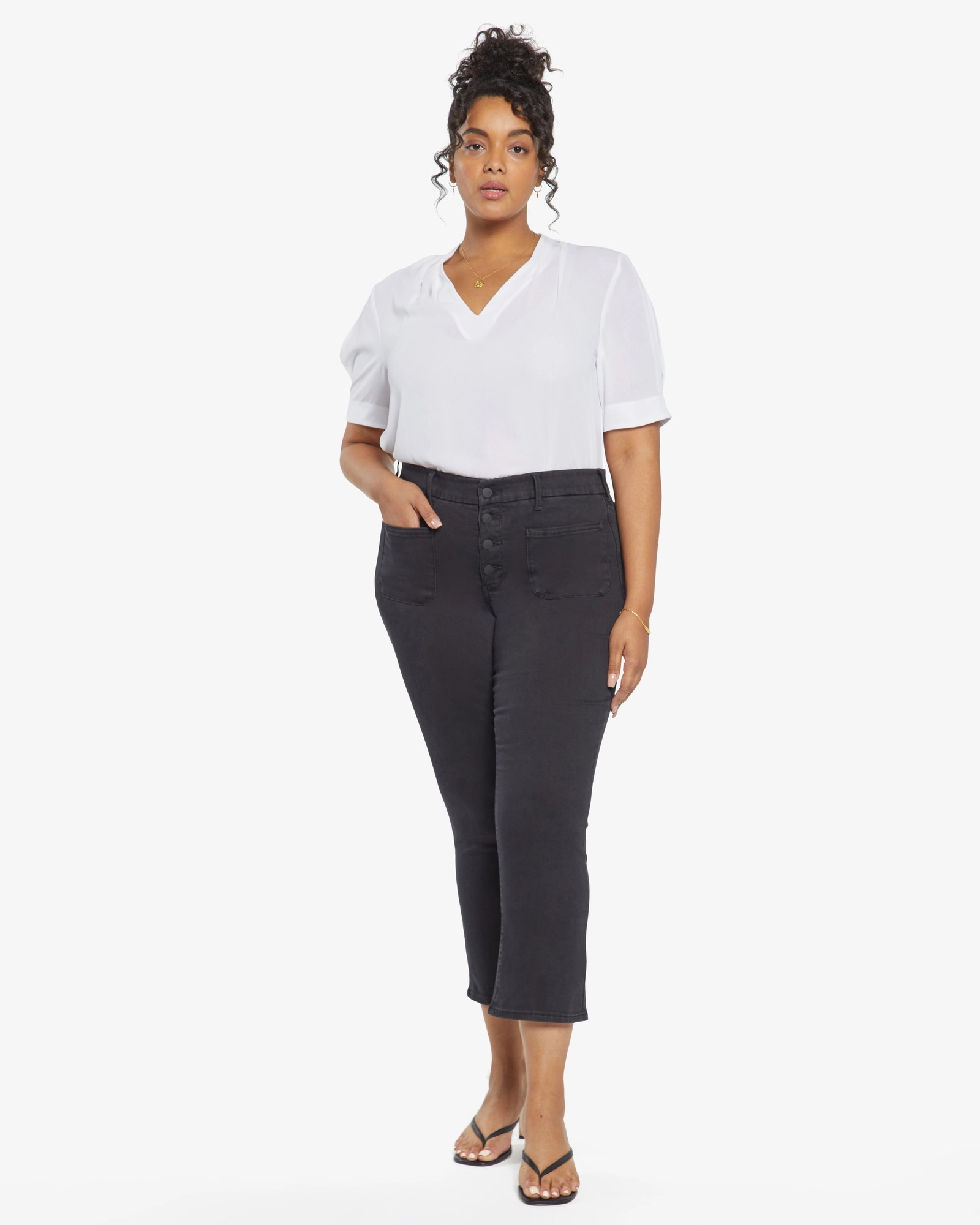 Base Outfit Regular Look Marilyn Stretch Straight Leg Pant | Trinity