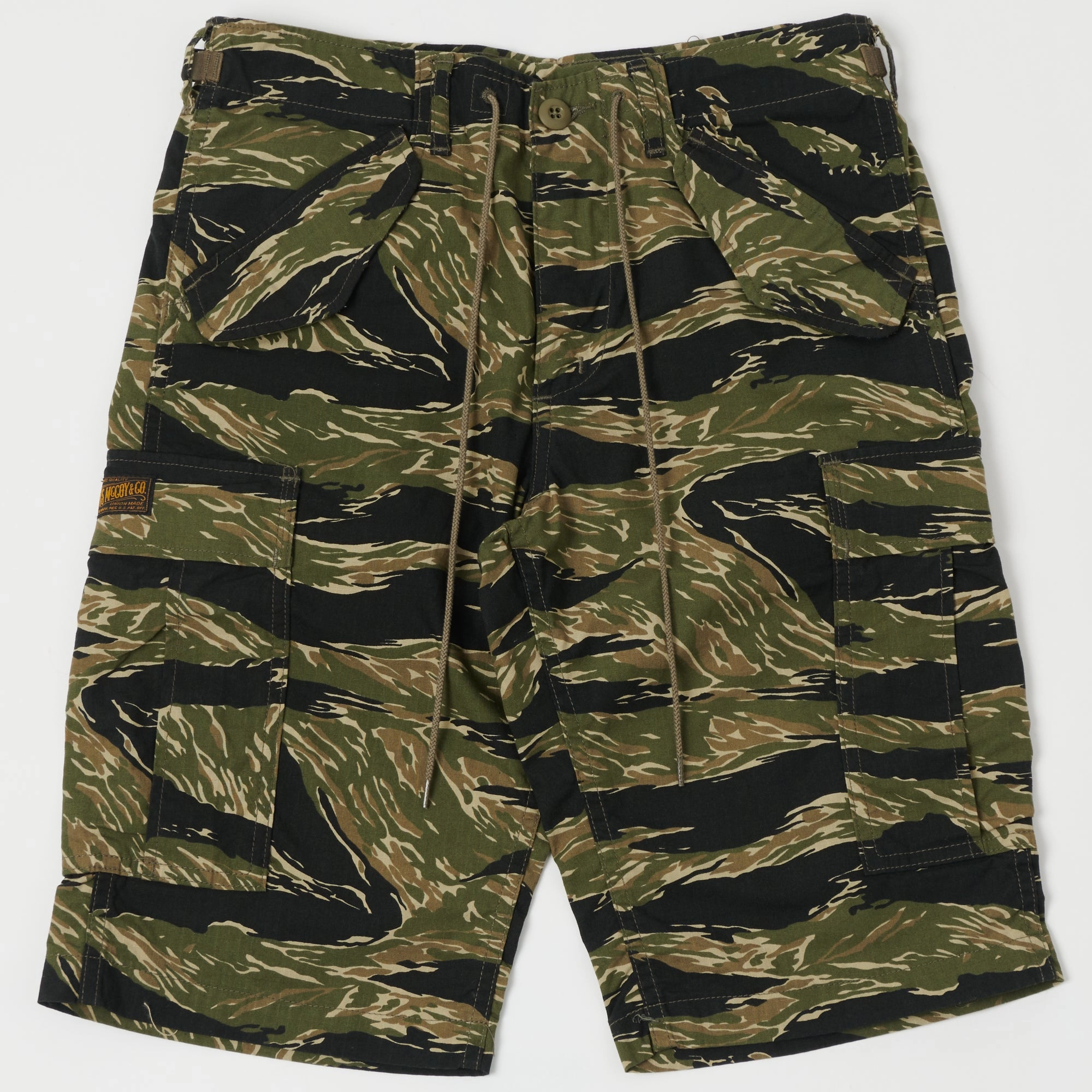 Cotton Blend TOYS McCOY Military Cargo Short - Tiger Stripe