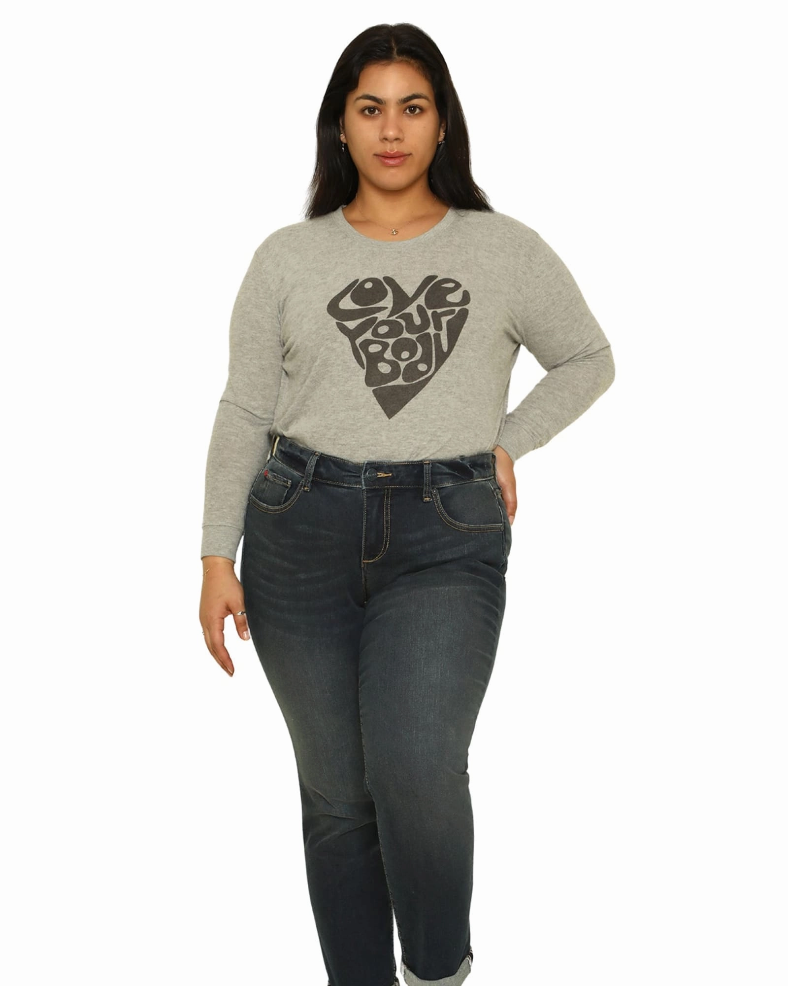 Lily Mid Rise Boyfriend Jeans | Vida Comfortable Edge Couple Look Lightweight