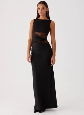 Soft Appearance Karma Maxi Dress - Black
