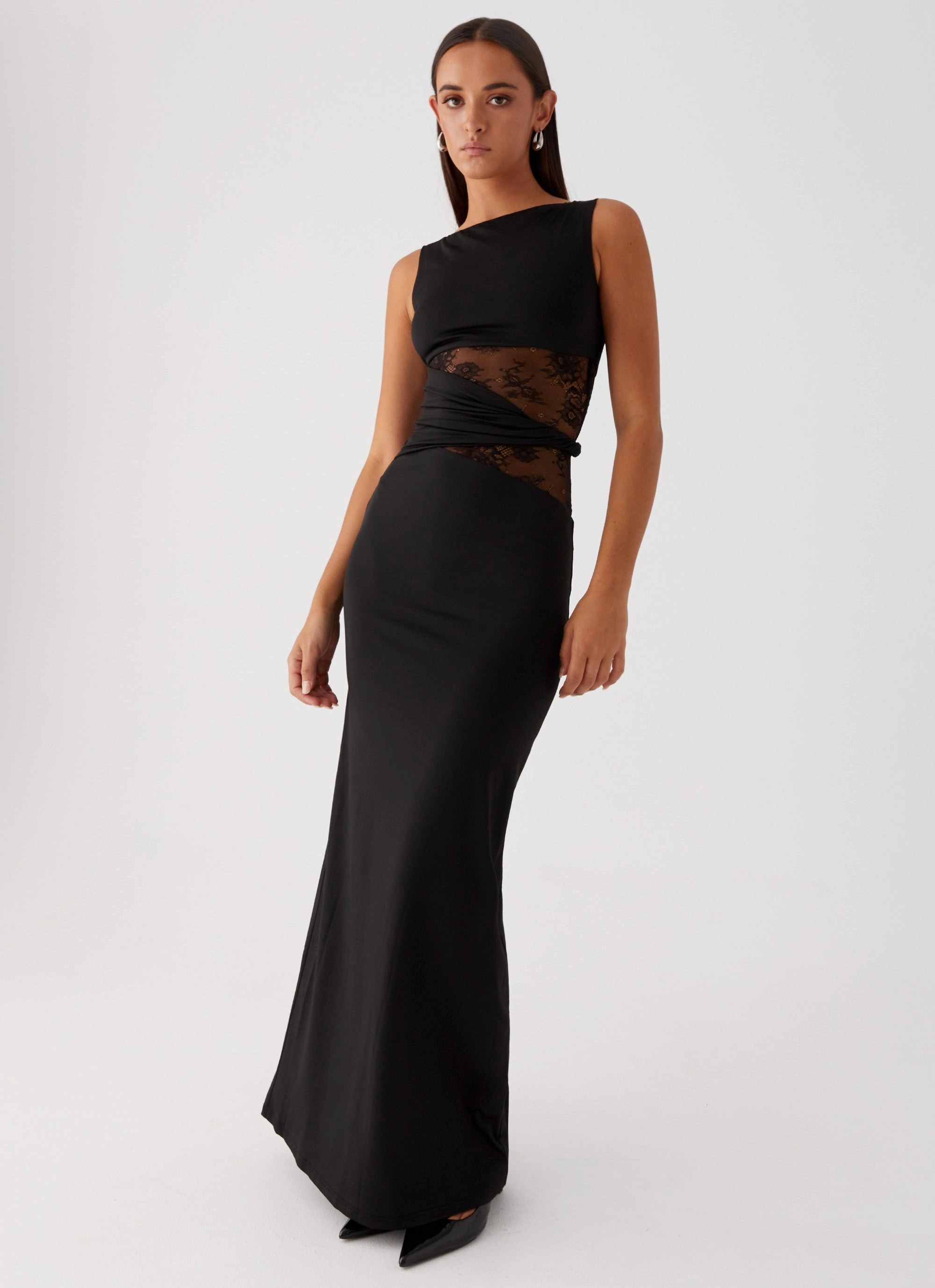Casual Edge Trendy Vibe Karma Maxi Dress - Black