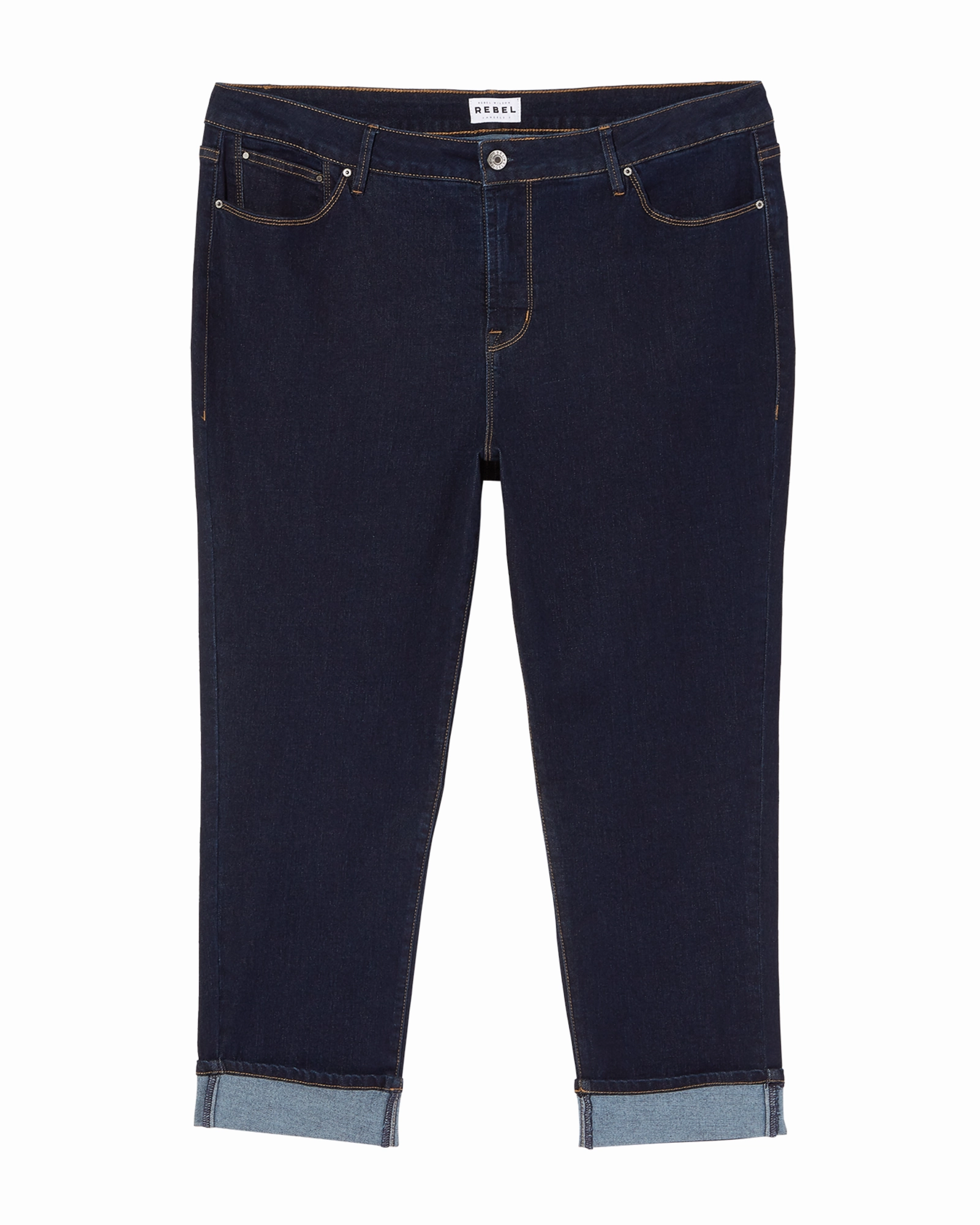 Westbury Rolled Cuff Cropped Skinny Jean | Medium Wash Effortless Look Daily Go