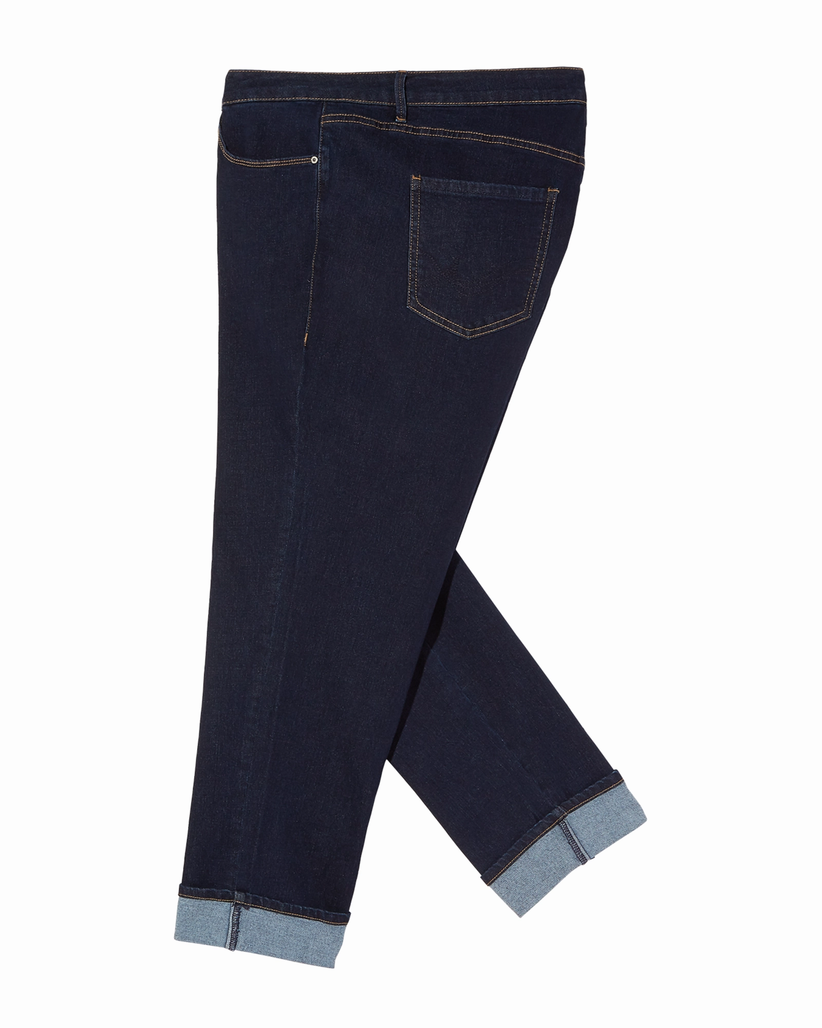 Westbury Rolled Cuff Cropped Skinny Jean | Medium Wash Smart Casual Athlete Fit