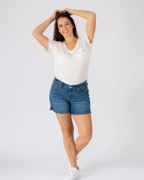 Baylee Side Vent Shorts | VERONICA Daily Go-To