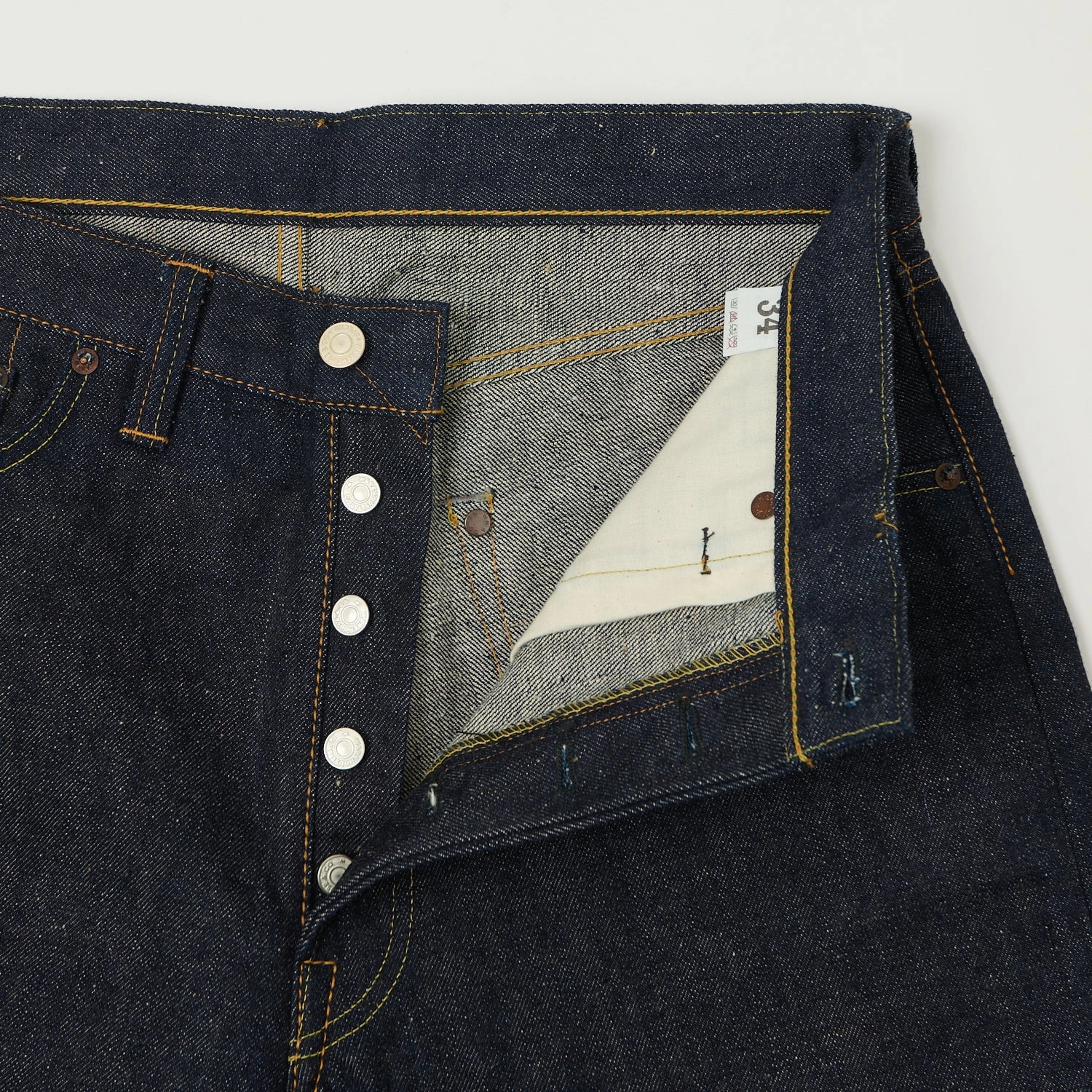 Warehouse & Co 1000 (1000XX) 13.75oz Loose Straight Jean - Raw Durable Athlete Fit Travel Outfit Barrel Leg Construction