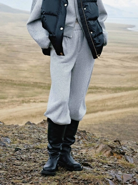 Elasticated Waist Cotton Pants Cold Weather Gear