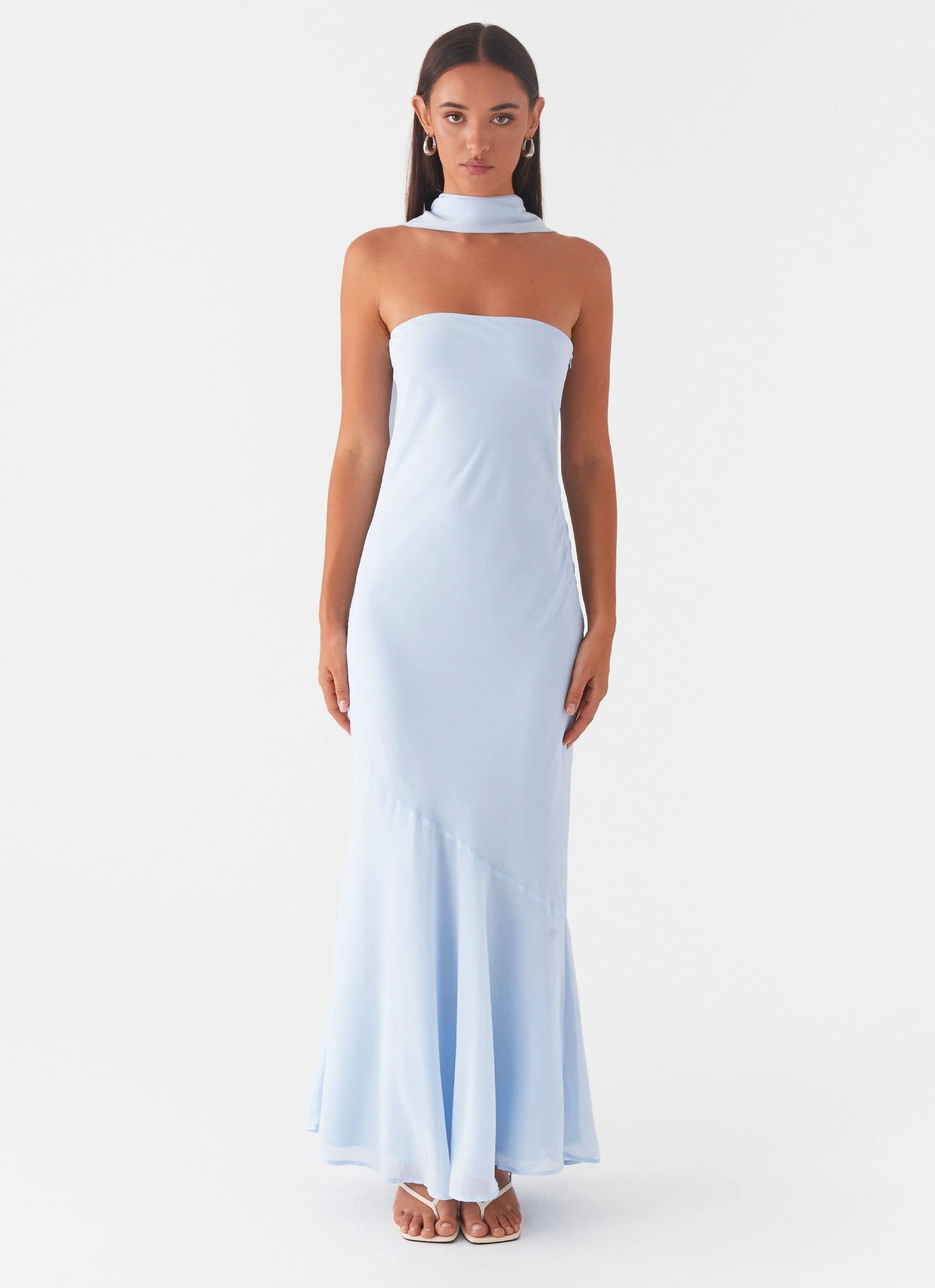 Under The Pagoda Maxi Dress - Blue Tall Fit
