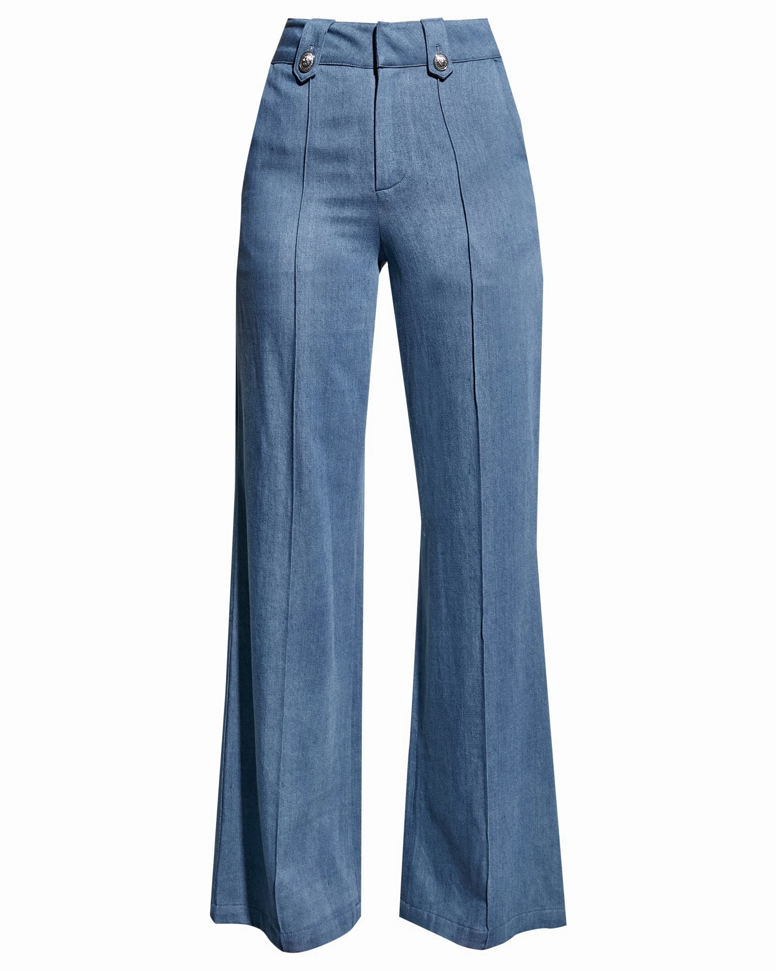 Dominga Denim Trousers | Denim Office Wear Chill Outfit Date Night Clean Fit