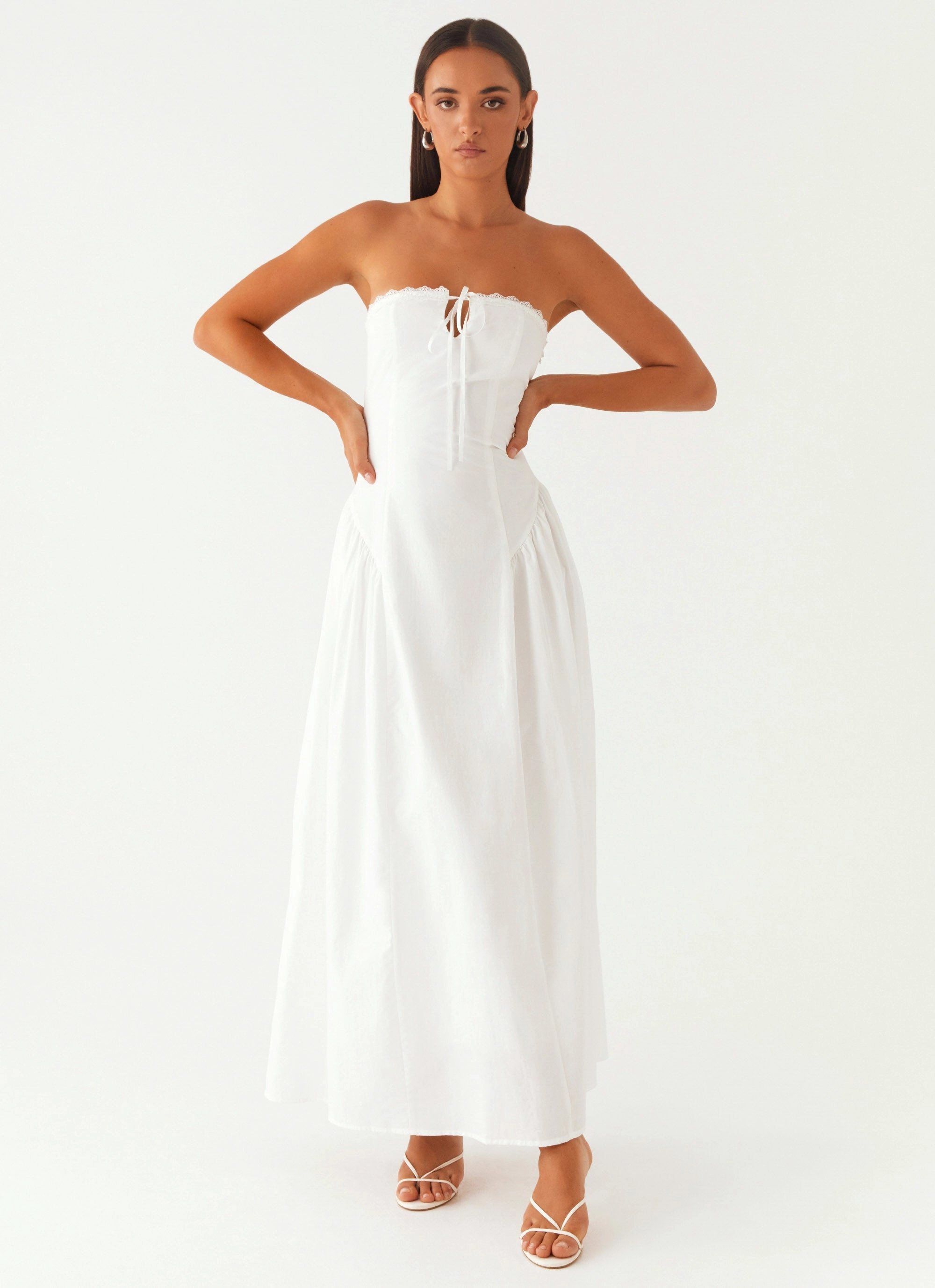 Festival Mood Light Appeal Burleigh Maxi Dress - Ivory