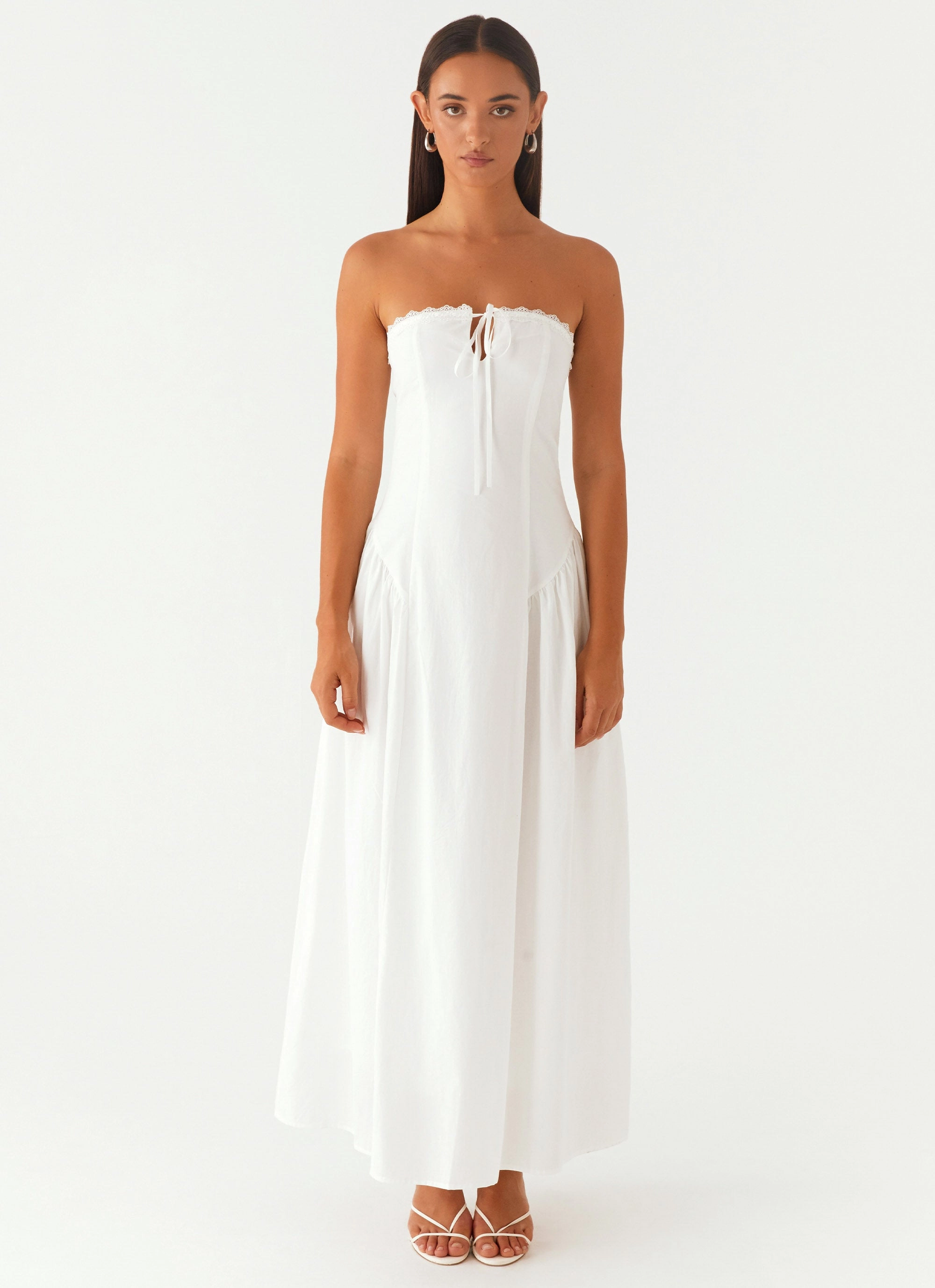 Fashionable Look Beach Moment Burleigh Maxi Dress - Ivory