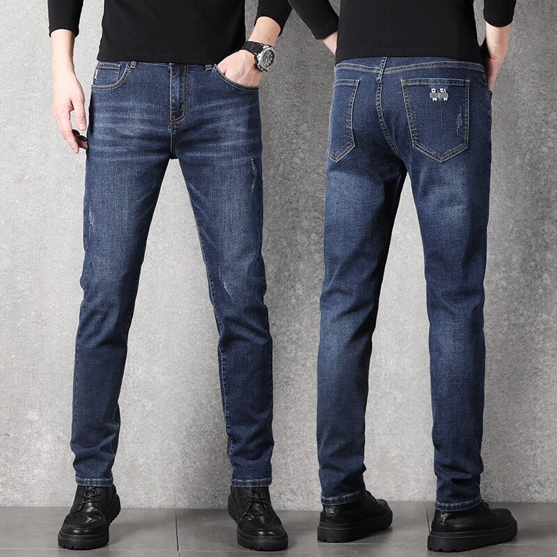 West Louis? Stretch Slim Fit Fashion Designer Denim Jeans Secure Closure System Comfortable Appearance