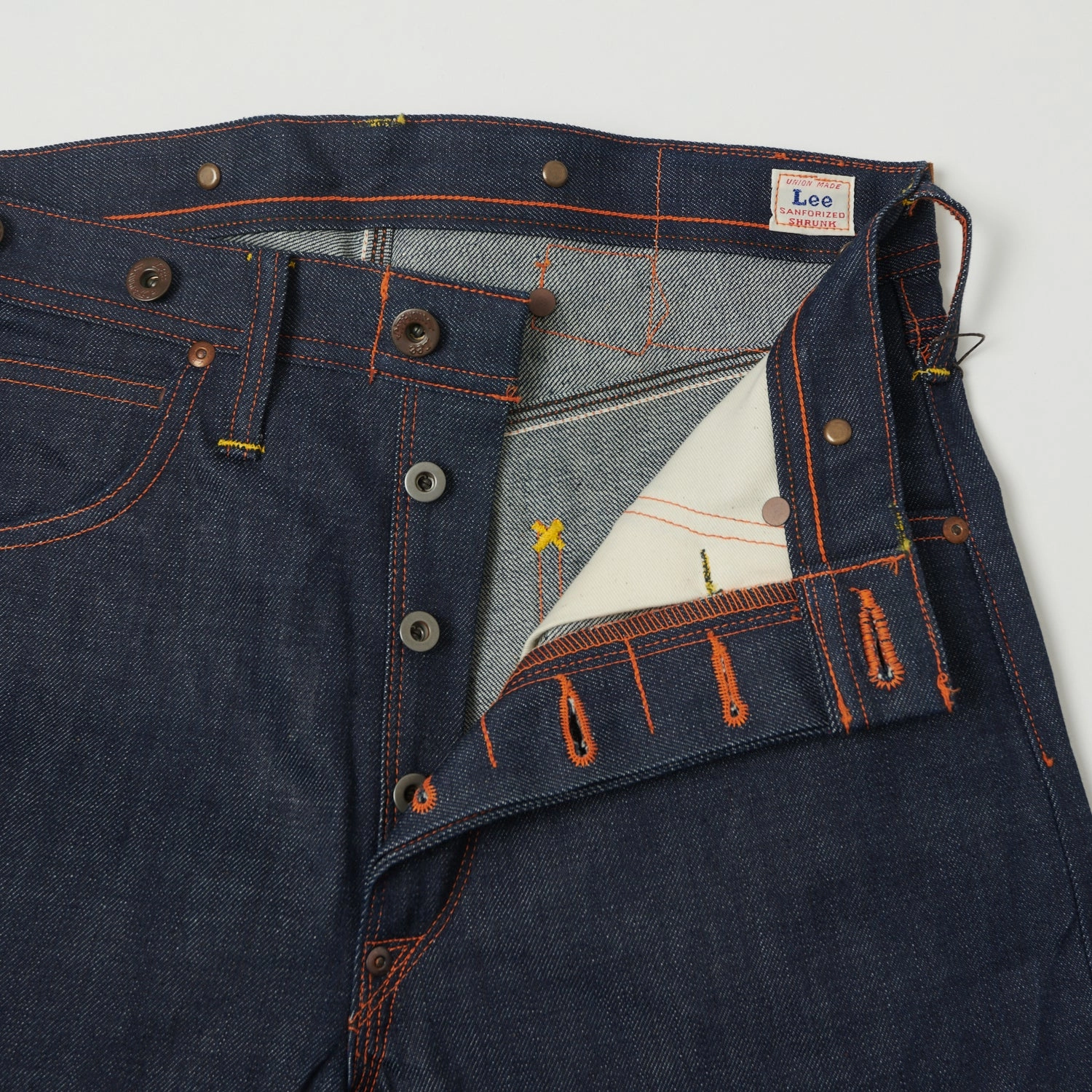 Lee Archives 1930 'Real Vintage Cowboy' 101 Wide Straight Jeans - Raw Sustainable Evening Stroll Casual
