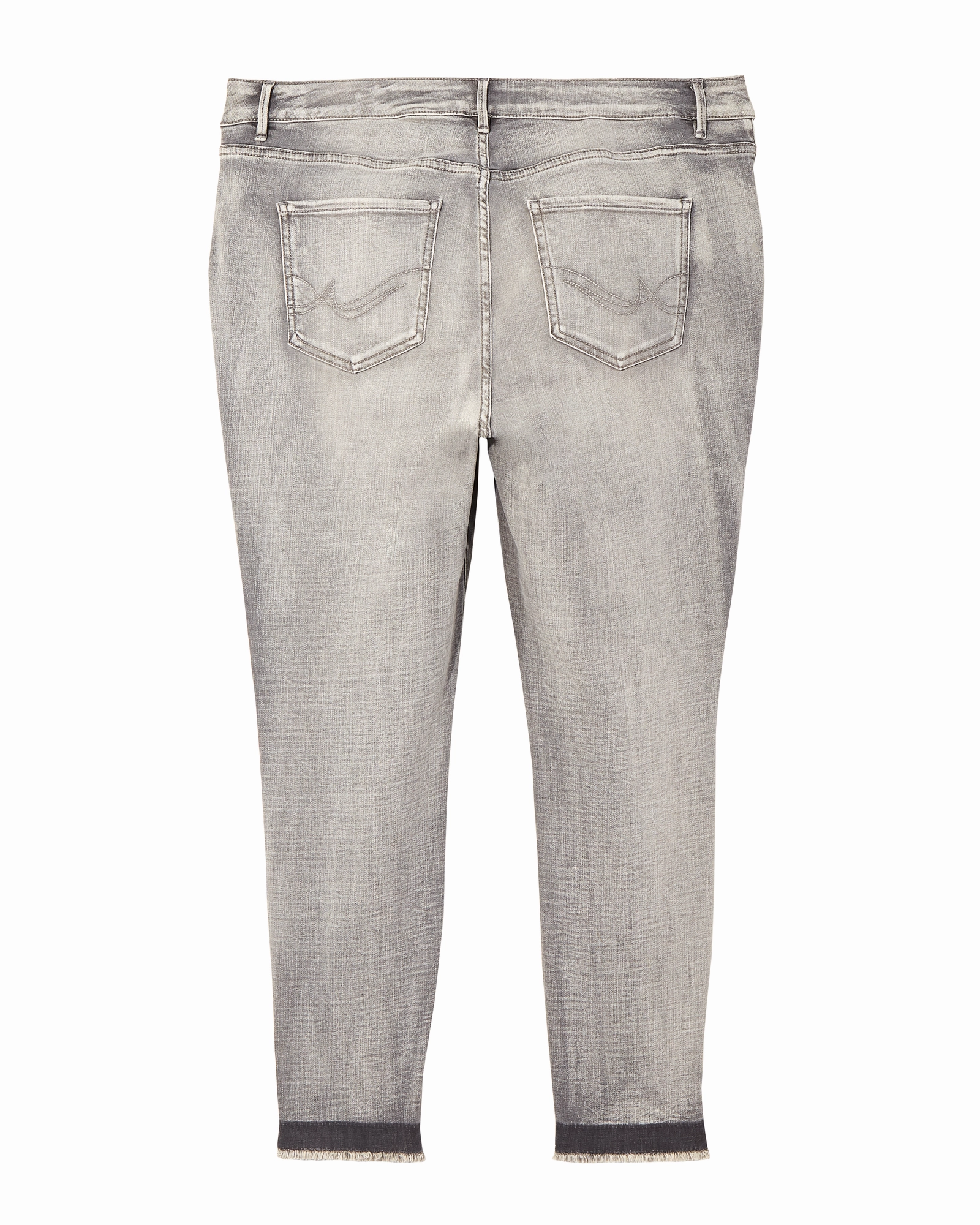 Smart Look Jay Rocker Whipstitch Skinny Jean | Light Grey