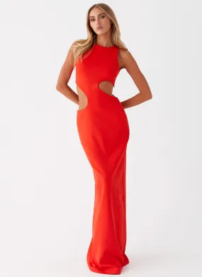 Vaeloria Maxi Dress - Red Perfect For Any Occasion