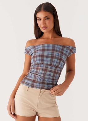 Advantage Zahli Off Shoulder Top - Shoreline Check
